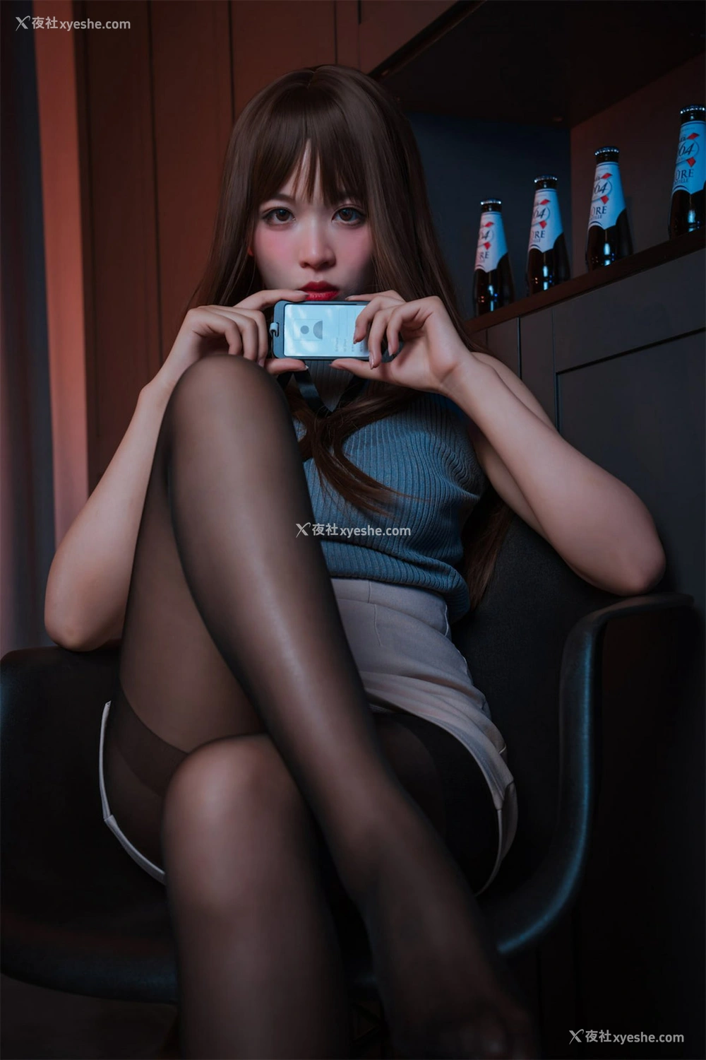 1P - 轩萧学姐 – 微醺喝醉了ol