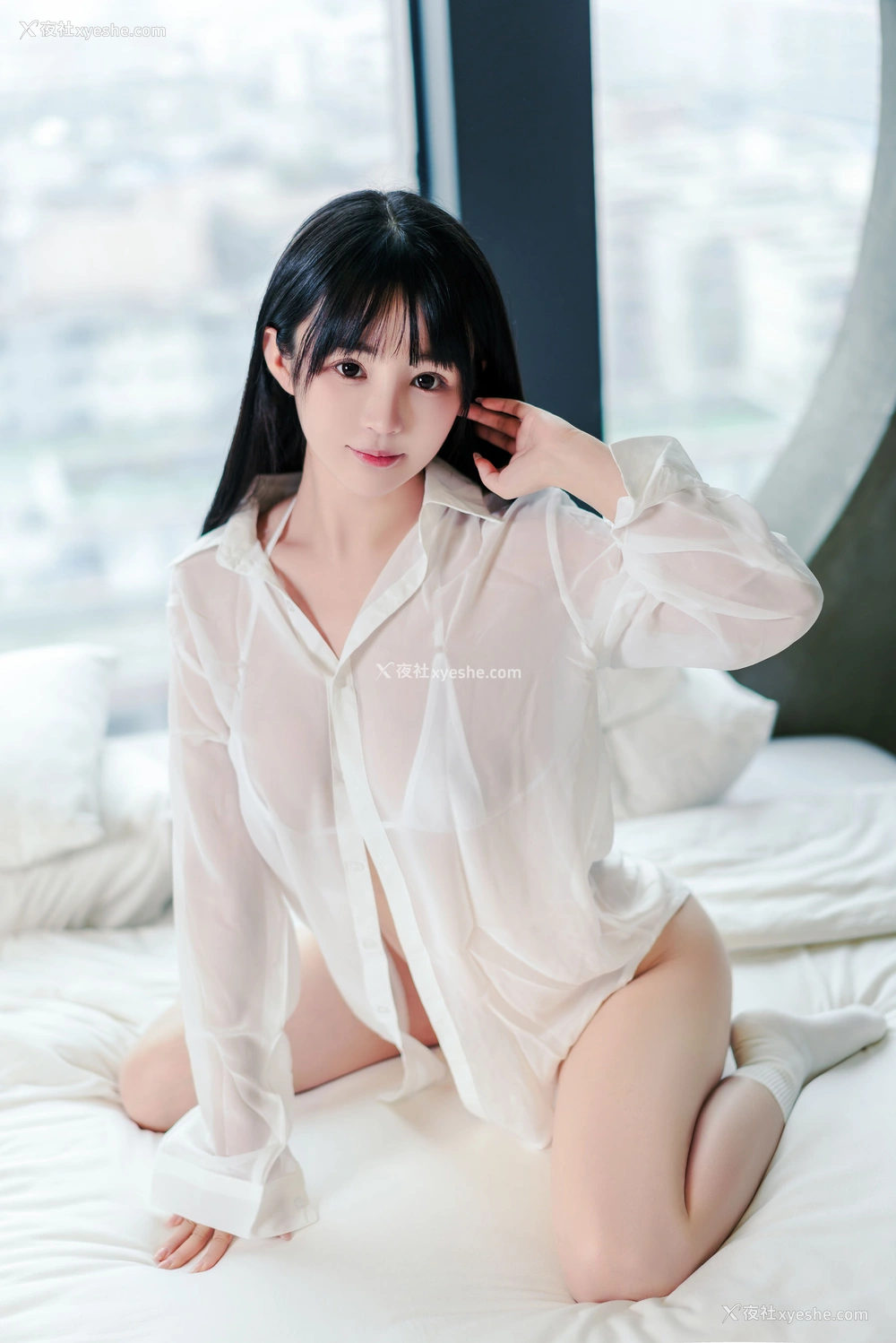1P - 桜井宁宁 – 男友衬衫