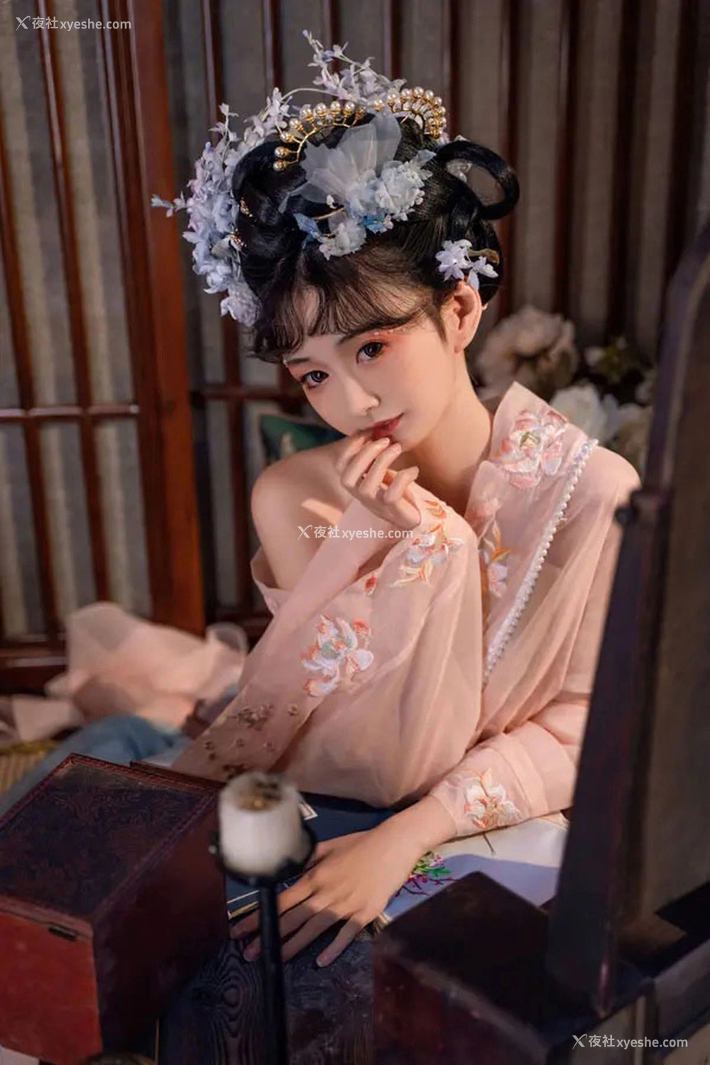 1P - 福利姬金鱼kinngyo 碧窗梦无圣光唯美图集