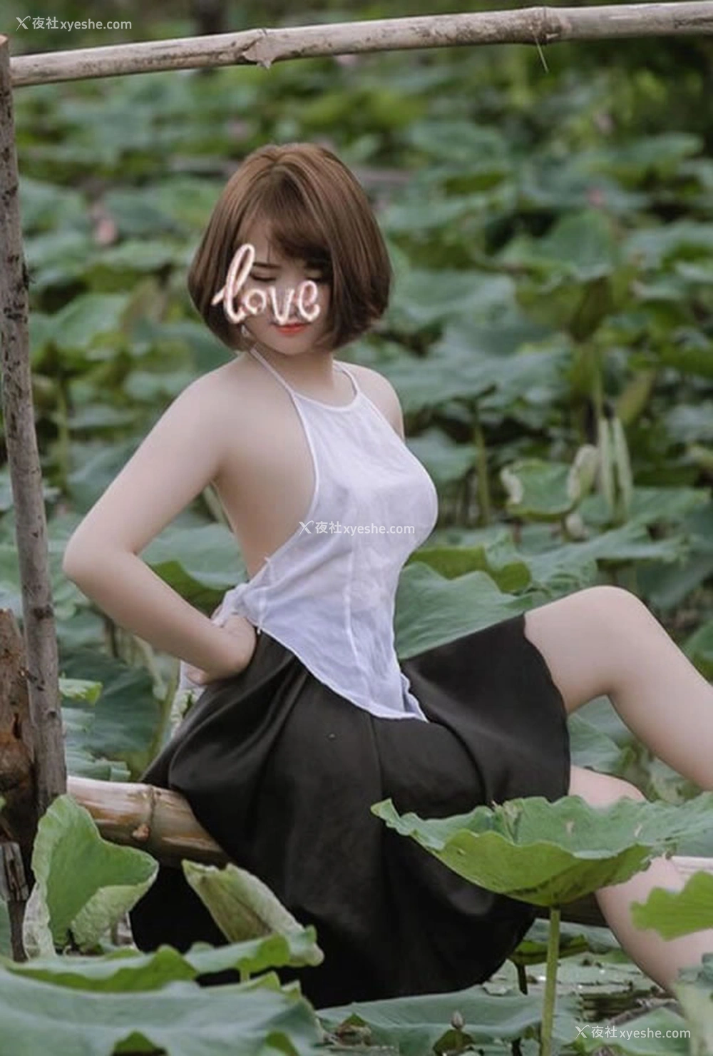 1P - 荷塘里的小美女无圣光写真如出水芙蓉