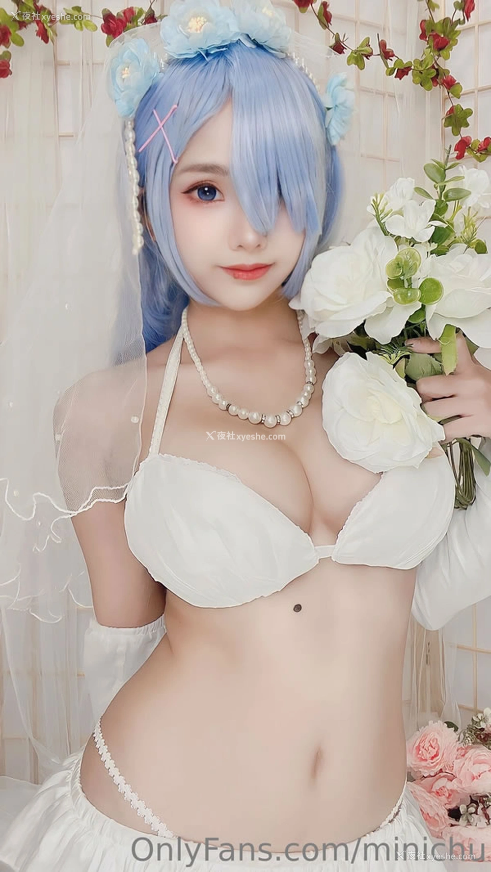 1P - 丰满美女Minichu -清新新娘套无圣光图集