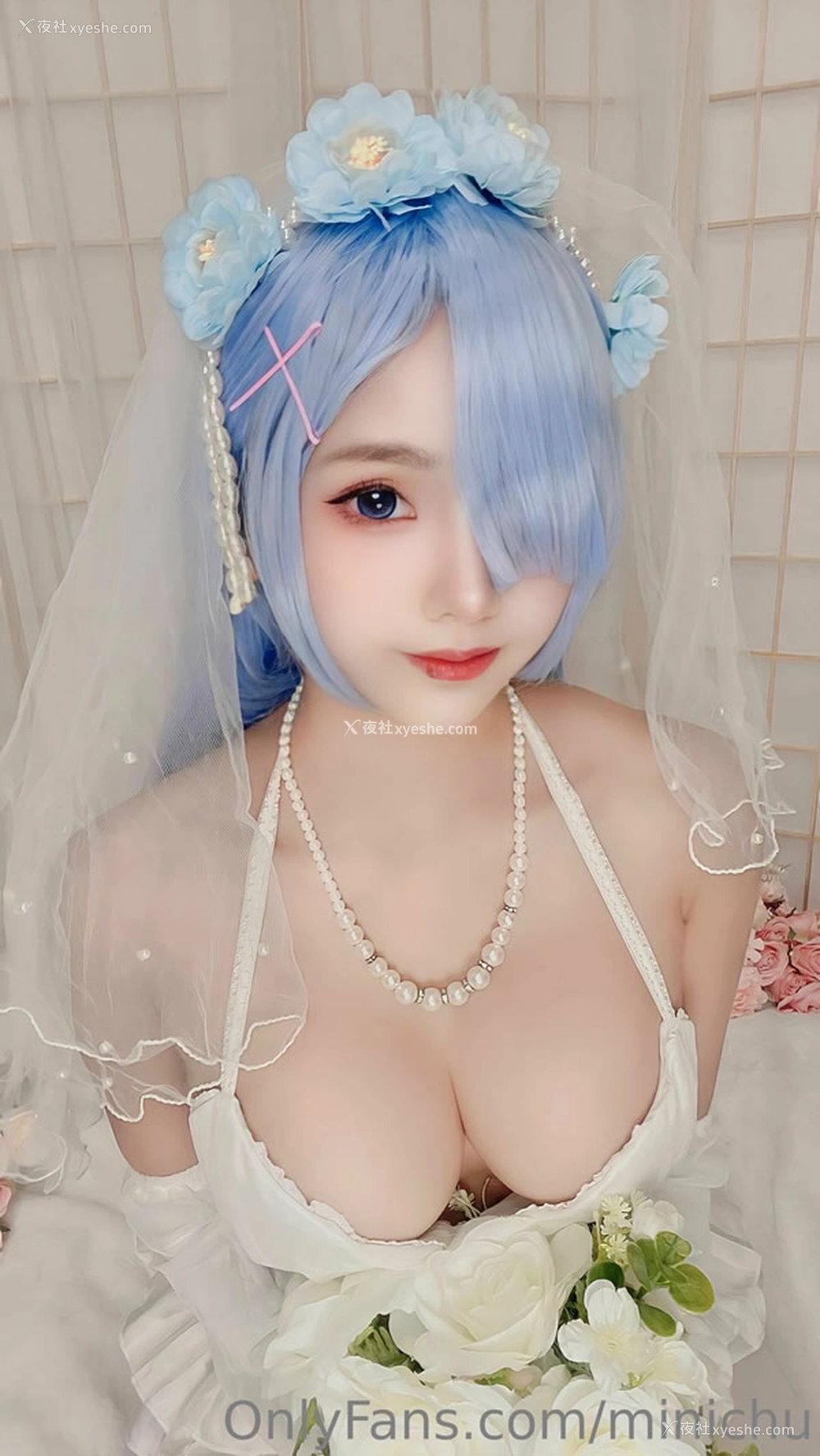 1P - 丰满美女Minichu -清新新娘套无圣光图集