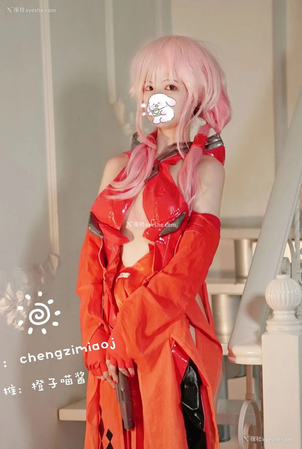 1P - 福利姬橙子喵酱-Saber 蝶祈尺度福利图