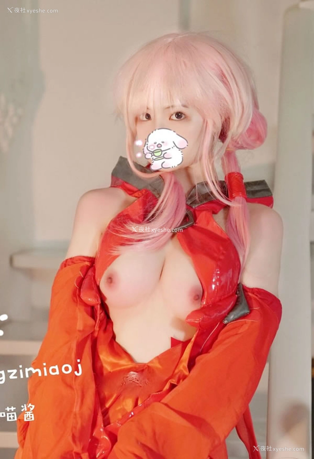 1P - 福利姬橙子喵酱-Saber 蝶祈尺度福利图