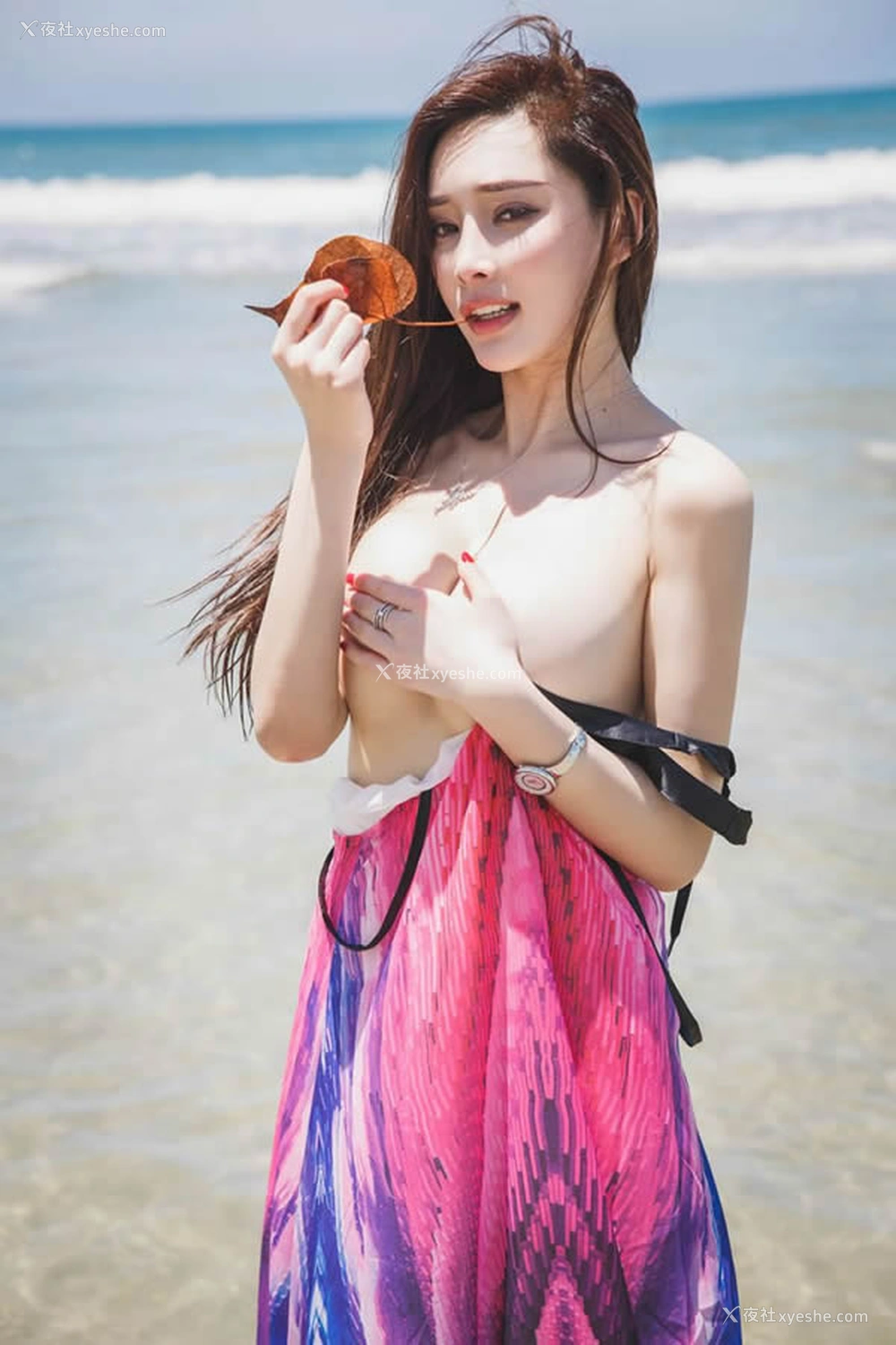 1P - 美模女神土肥圆矮挫穷沙巴旅拍无圣光大尺度露美乳诱惑写真