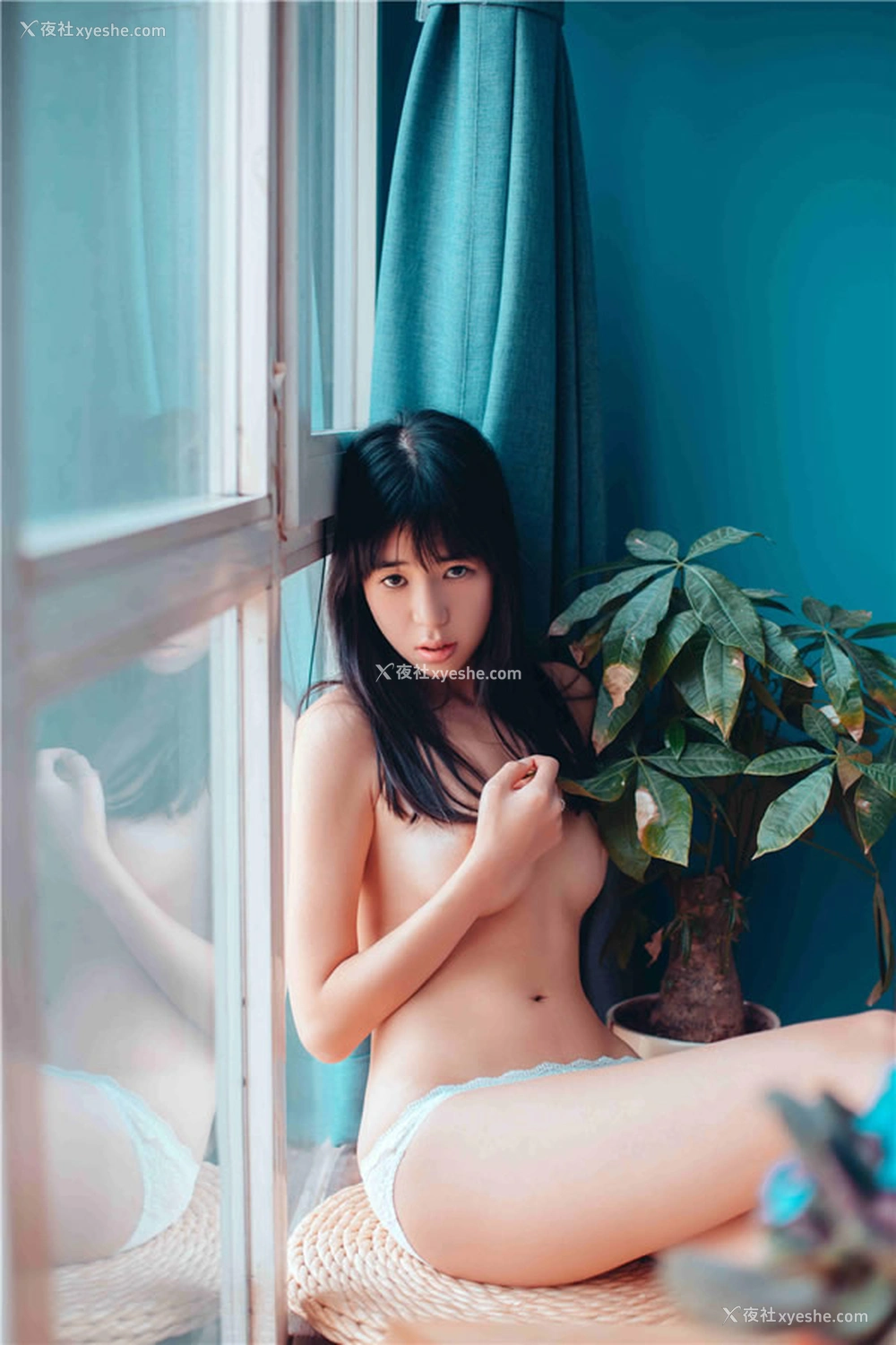 1P - 窈窕淑女艾栗栗无圣光蒙太奇唯美套图苗条身段春光外泄