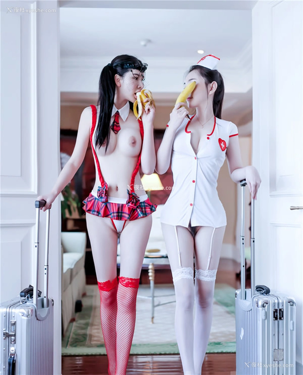 1P - 精品李丽莎顾欣怡无圣光水果姐妹花系列福利大派送！