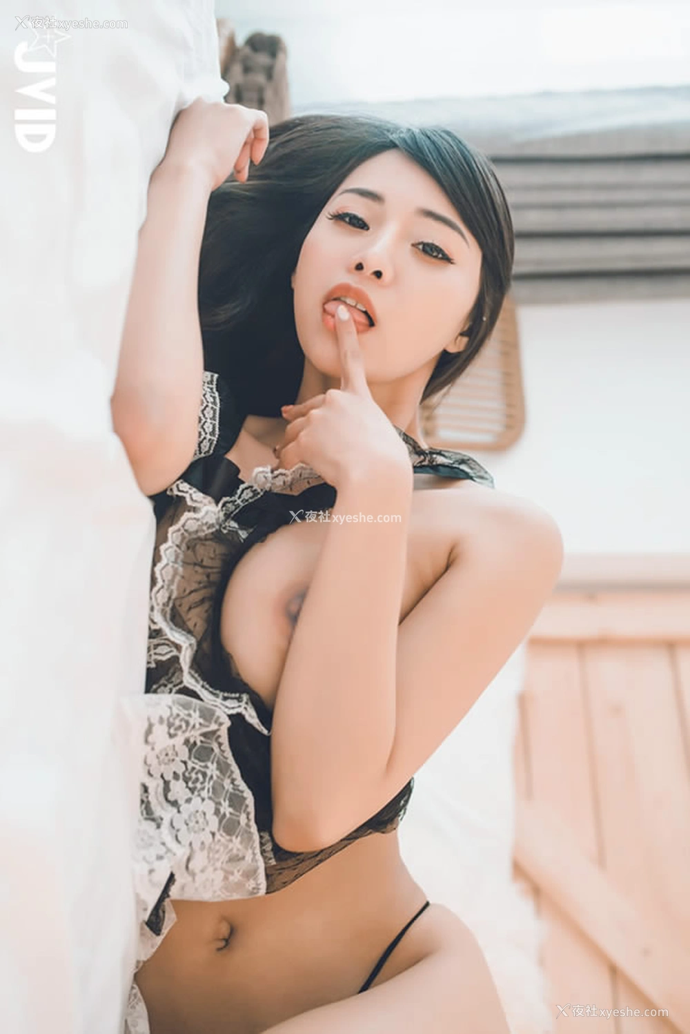 1P - JVID-极致巨乳乐乐透视薄纱厨娘无圣光套图