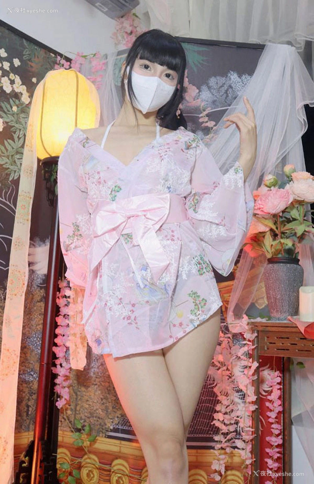 1P - 福利姬miao喵酱2024新年特辑之红粉佳人