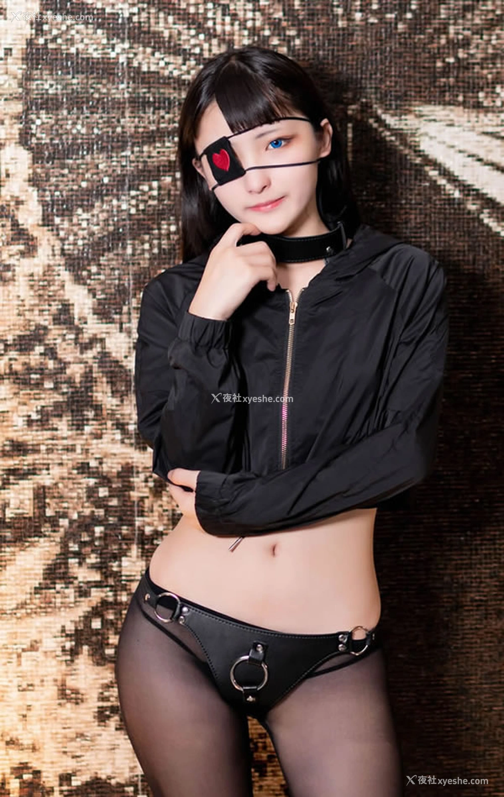 1P - 极品小美女小丁Ding无圣光作品集-红蓝双眸