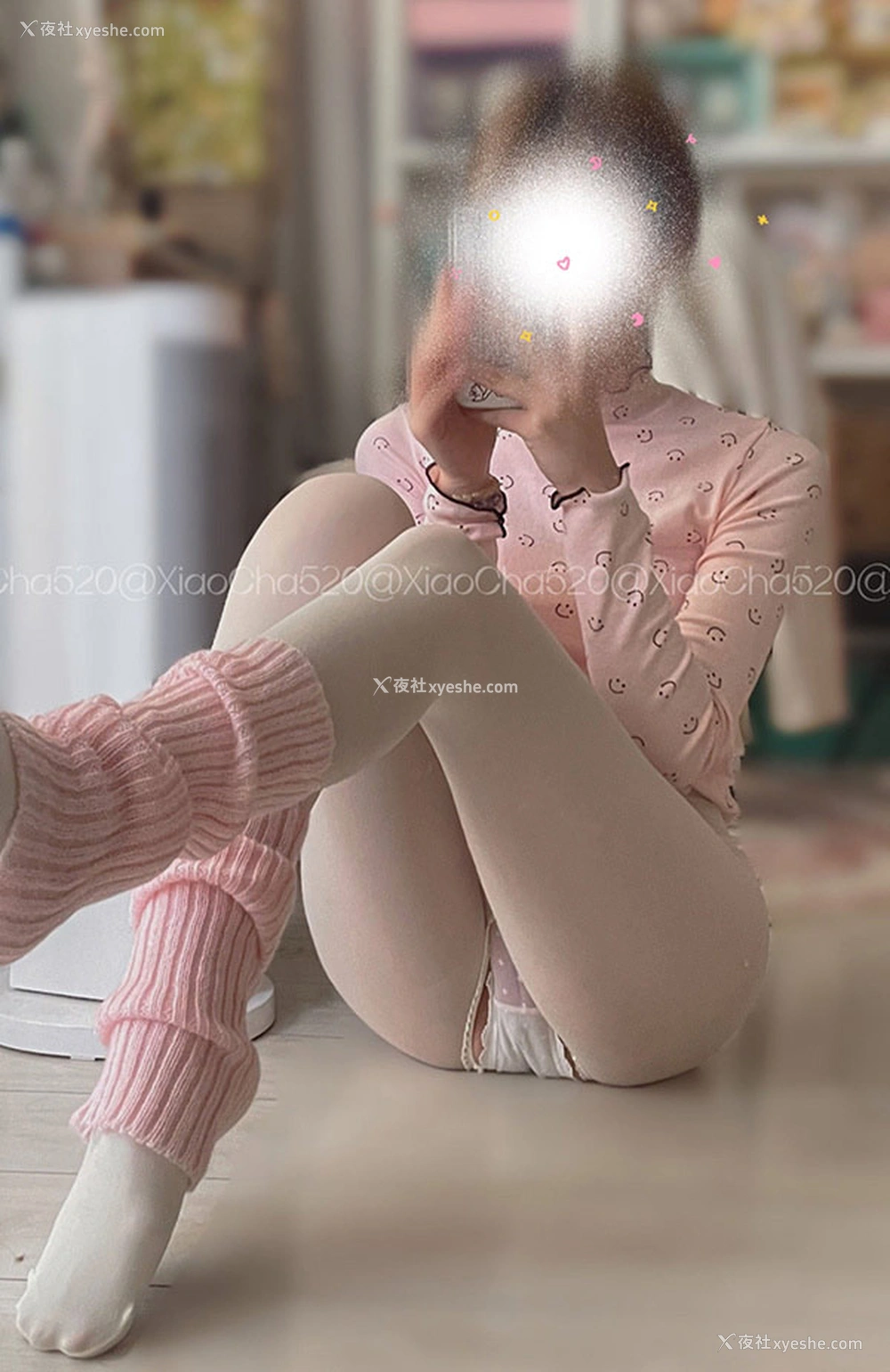 1P - 福利姬搽搽的居家360度的自我展现人体2