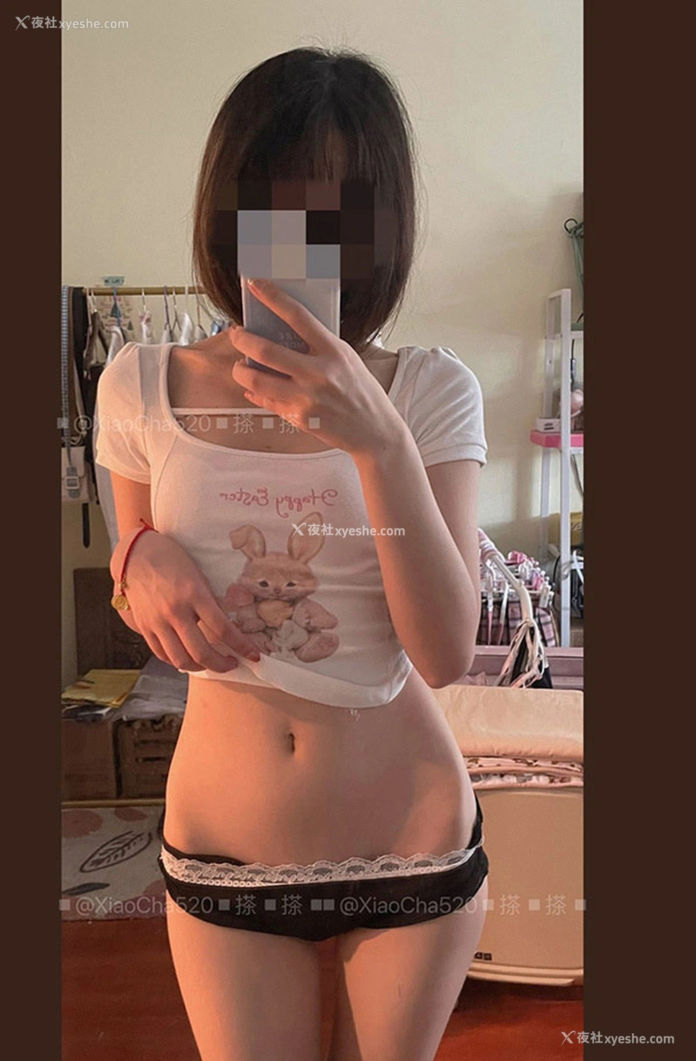 1P - 福利姬搽搽的居家360度的自我展现人体2