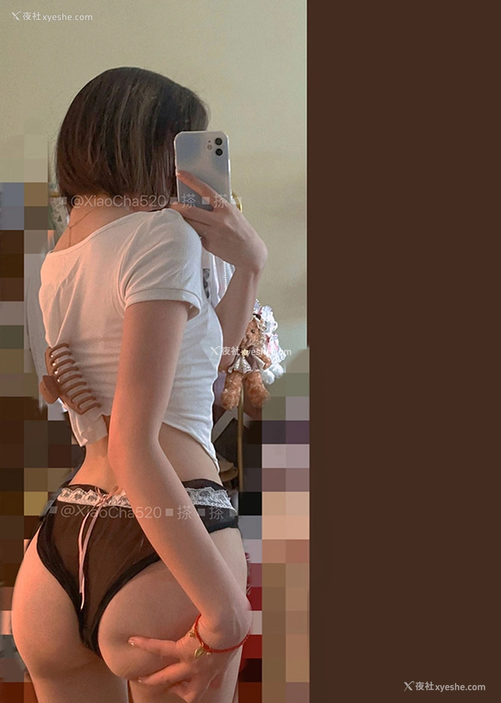 1P - 福利姬搽搽的居家360度的自我展现人体2
