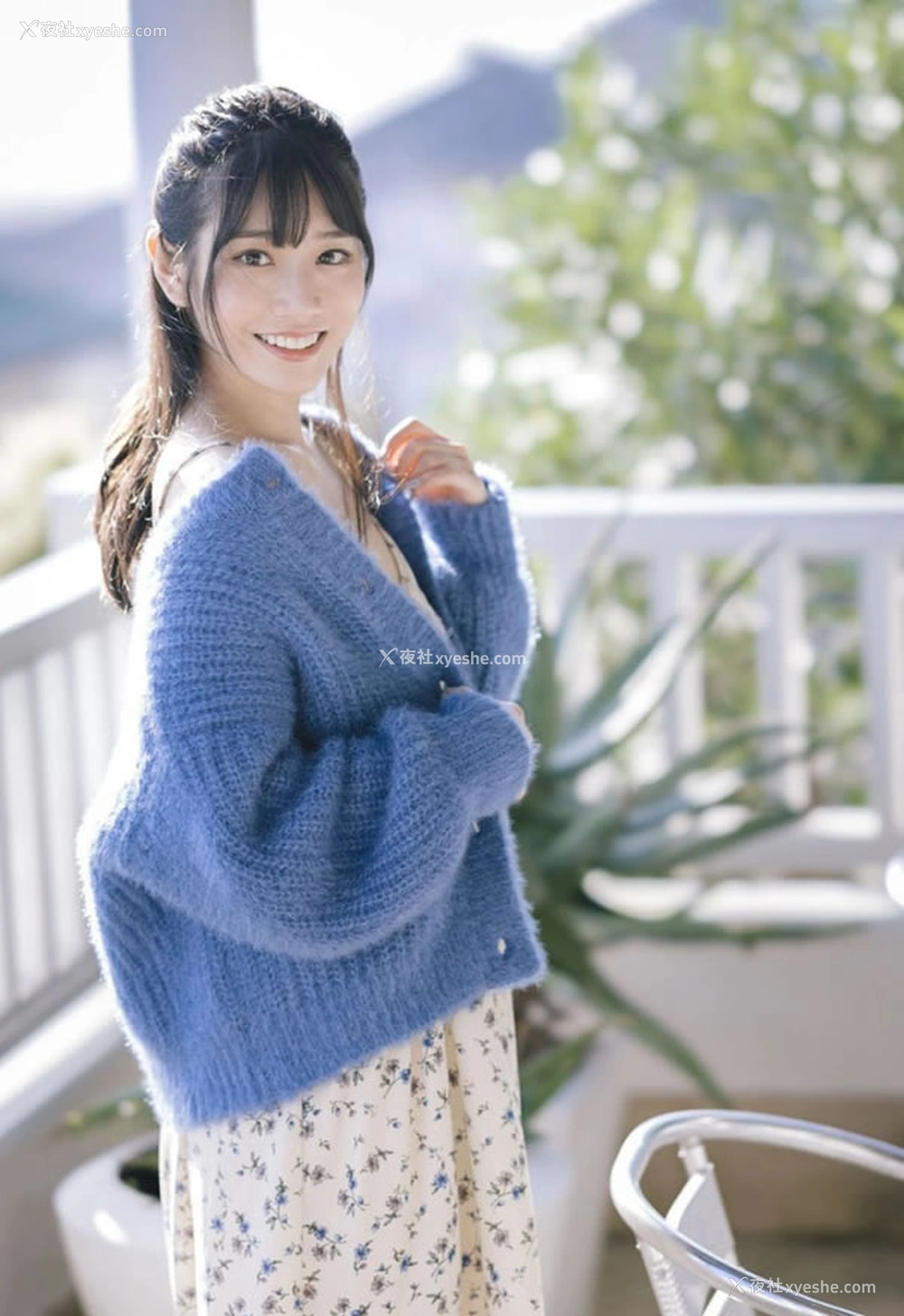 1P - 美丽小姐姐Saika休闲毛衣碎花裙无圣光图集