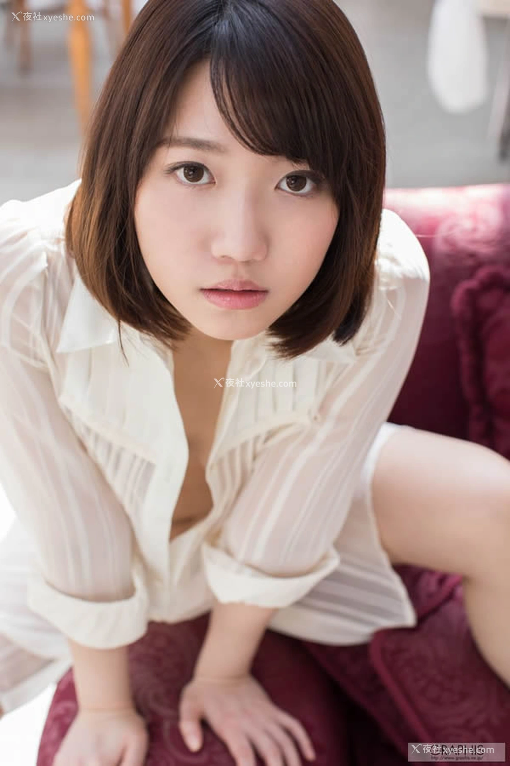 1P - Graphis人体菊川三叶无圣光牛仔衣人体艺术套图2