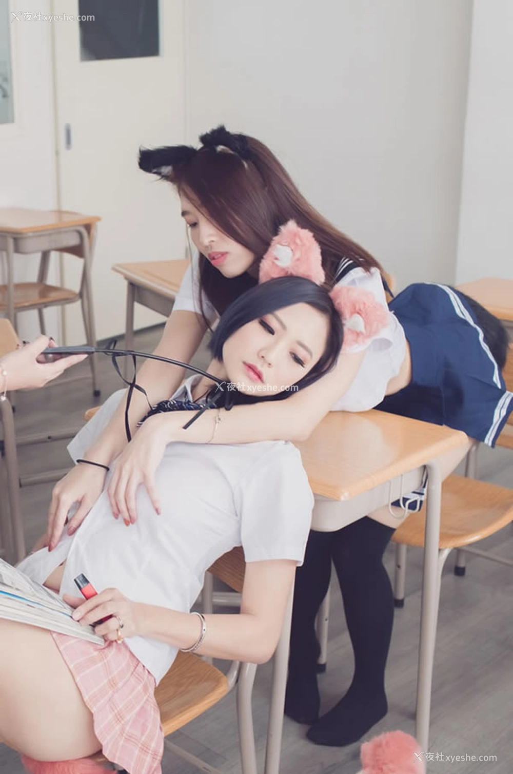 1P - JVID4女神实战星期二是全裸上课日无圣光套图