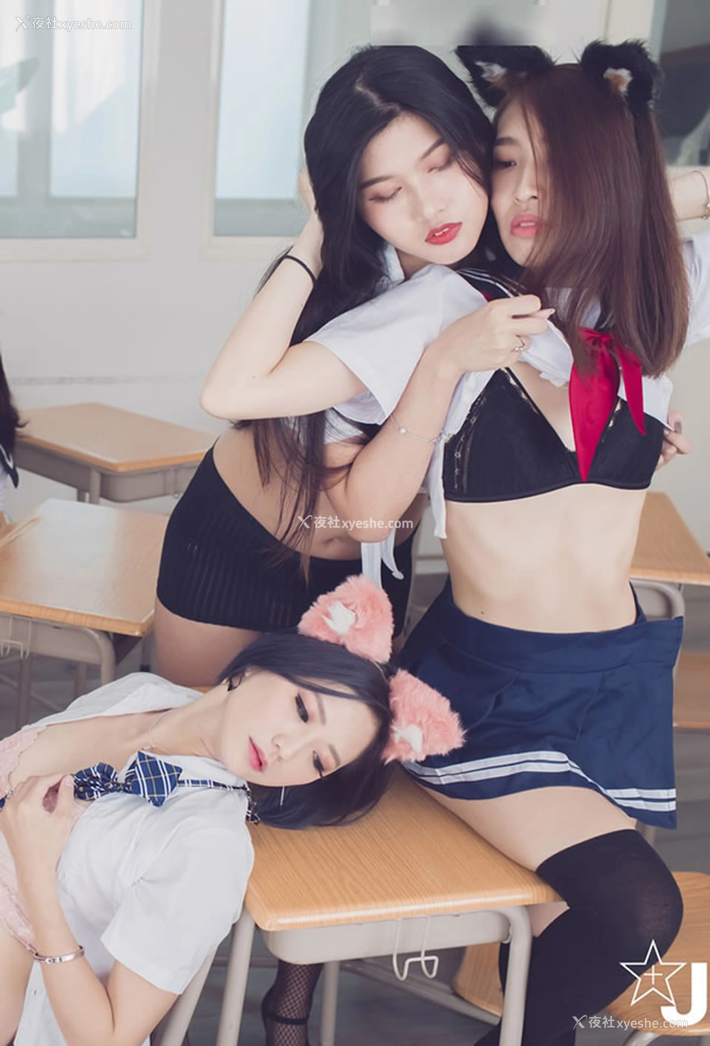 1P - JVID4女神实战星期二是全裸上课日无圣光套图