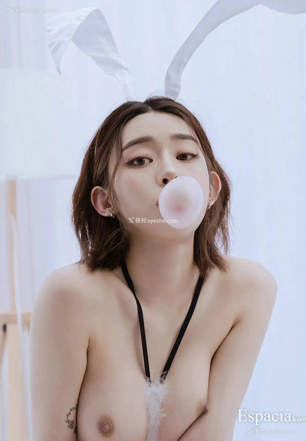 1P - 冷艳小姐姐Rahee黑丝无圣光人体图集