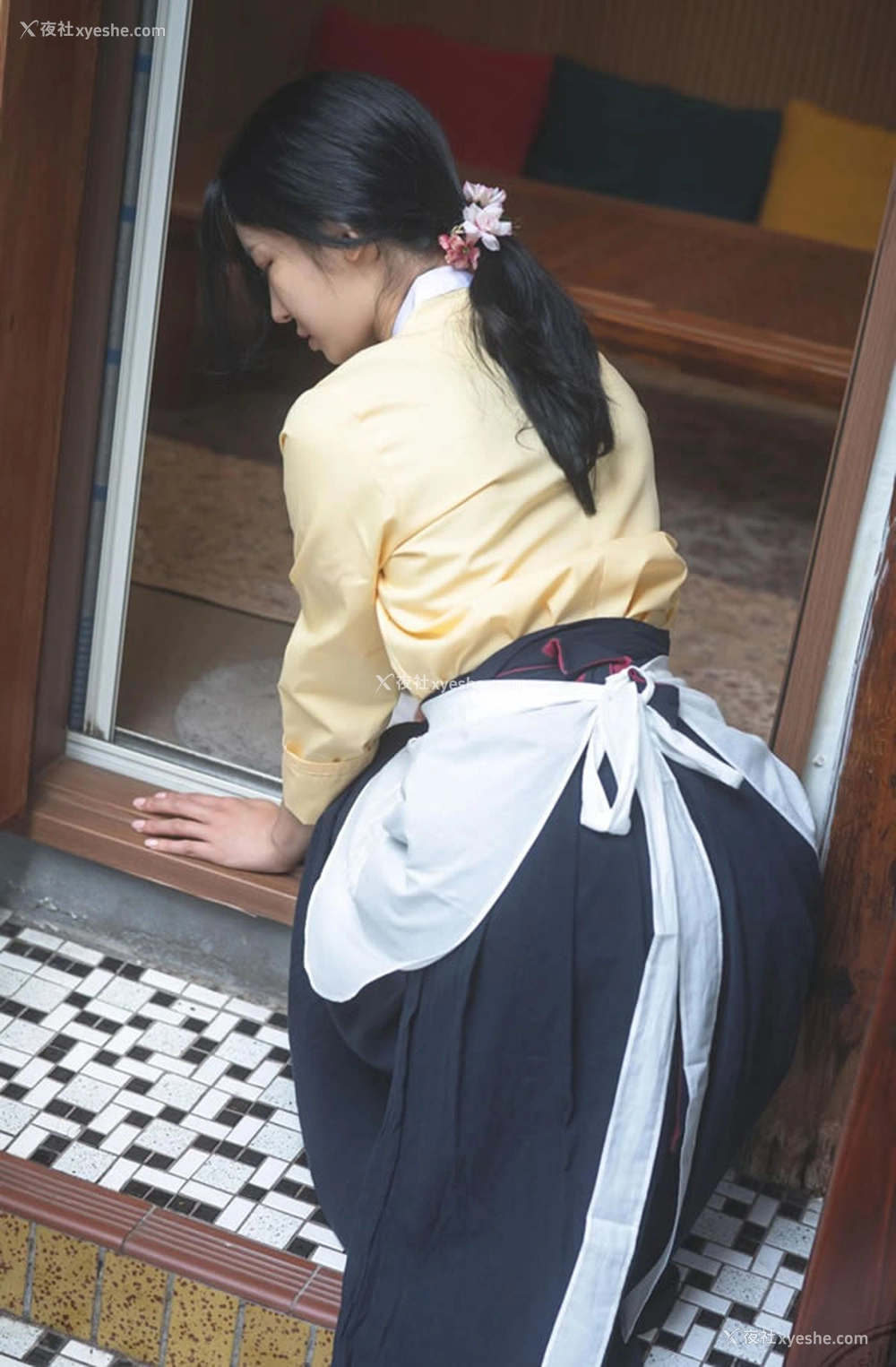 1P - 漂亮姐姐Yeha化身小女仆无圣光唯美图集