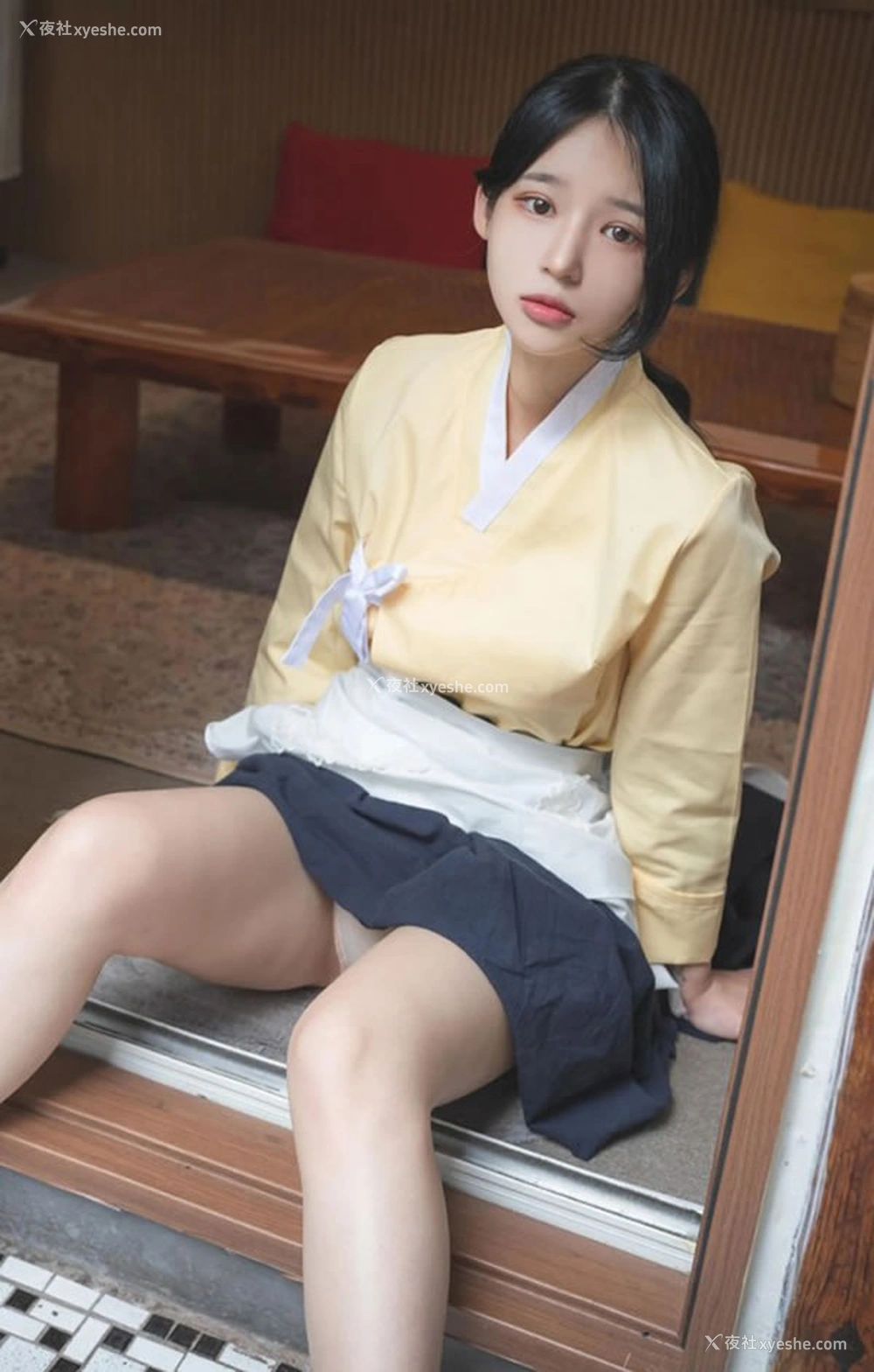 1P - 漂亮姐姐Yeha化身小女仆无圣光唯美图集