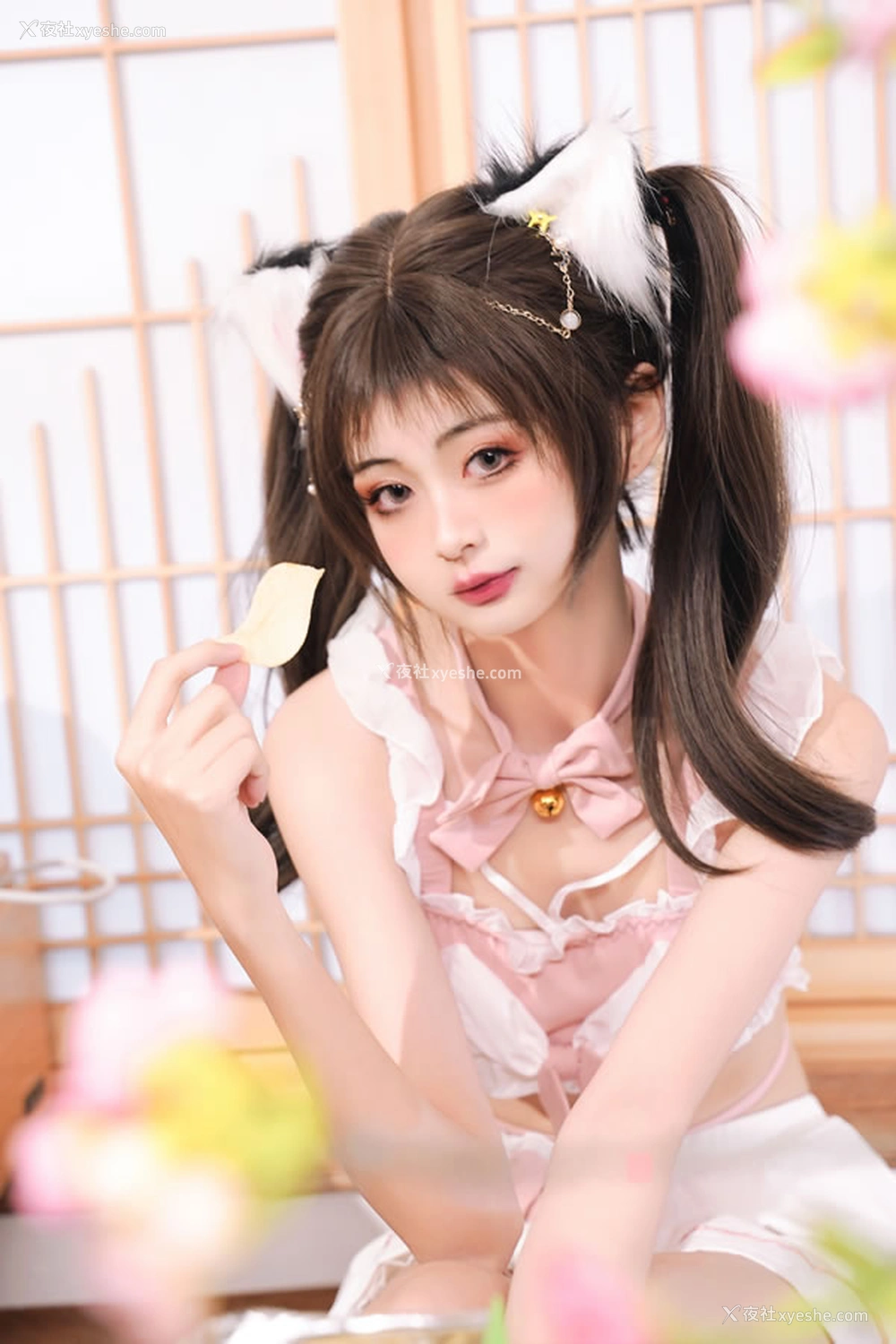 1P - 福利姬花音栗子金鱼栗子–休闲时光