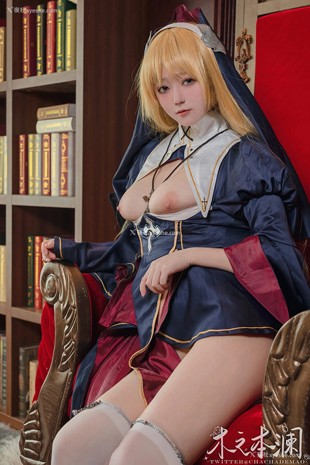 1P - 福利姬木之本澜 修女夏洛特尺度视图