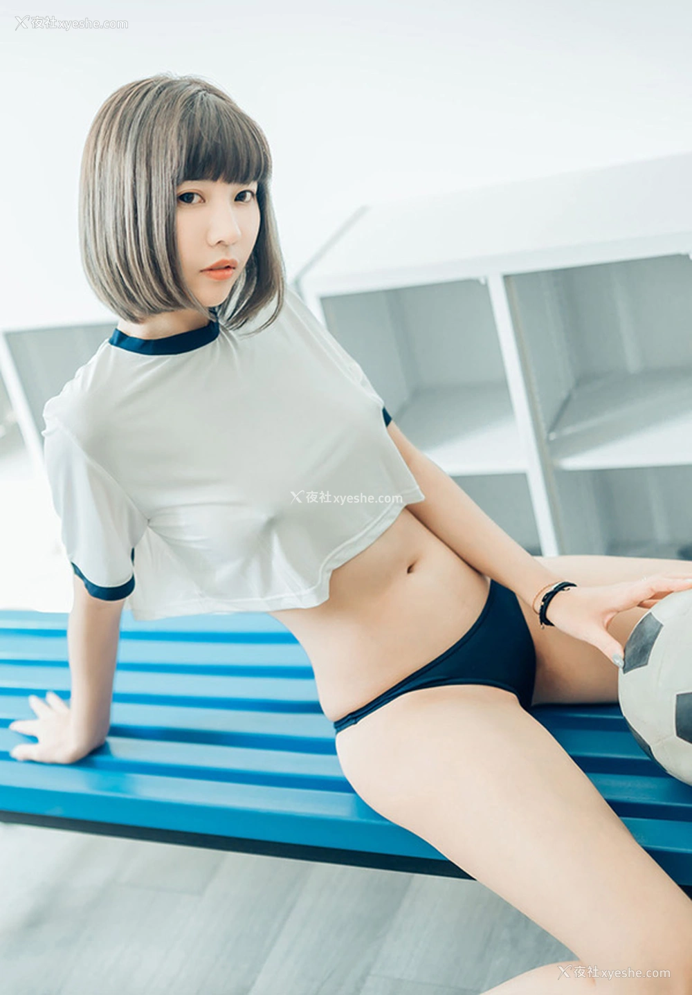 1P - 青春果宝宝运动服体操室无圣光写真