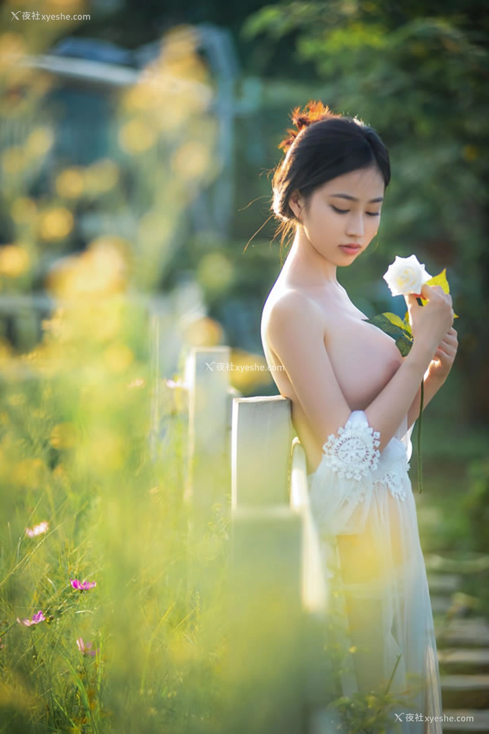 1P - 极品嫩模年年 – 神明之女唯美无圣光图集