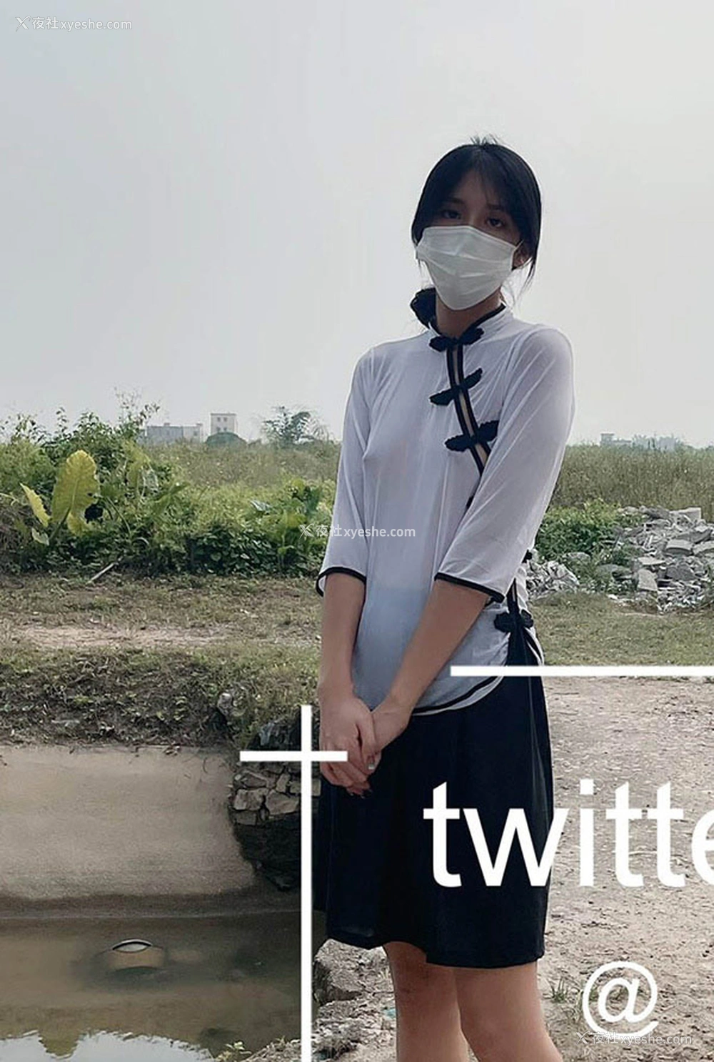 1P - 我爱天体之推特美女xioxinyuan户外露出视图