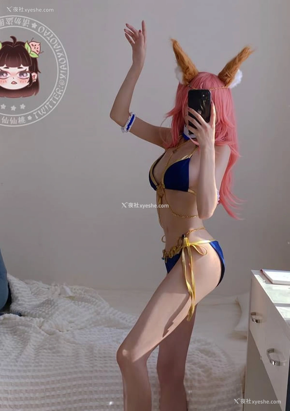 1P - 福利姬仙仙桃 – 体操服 JK 狐耳