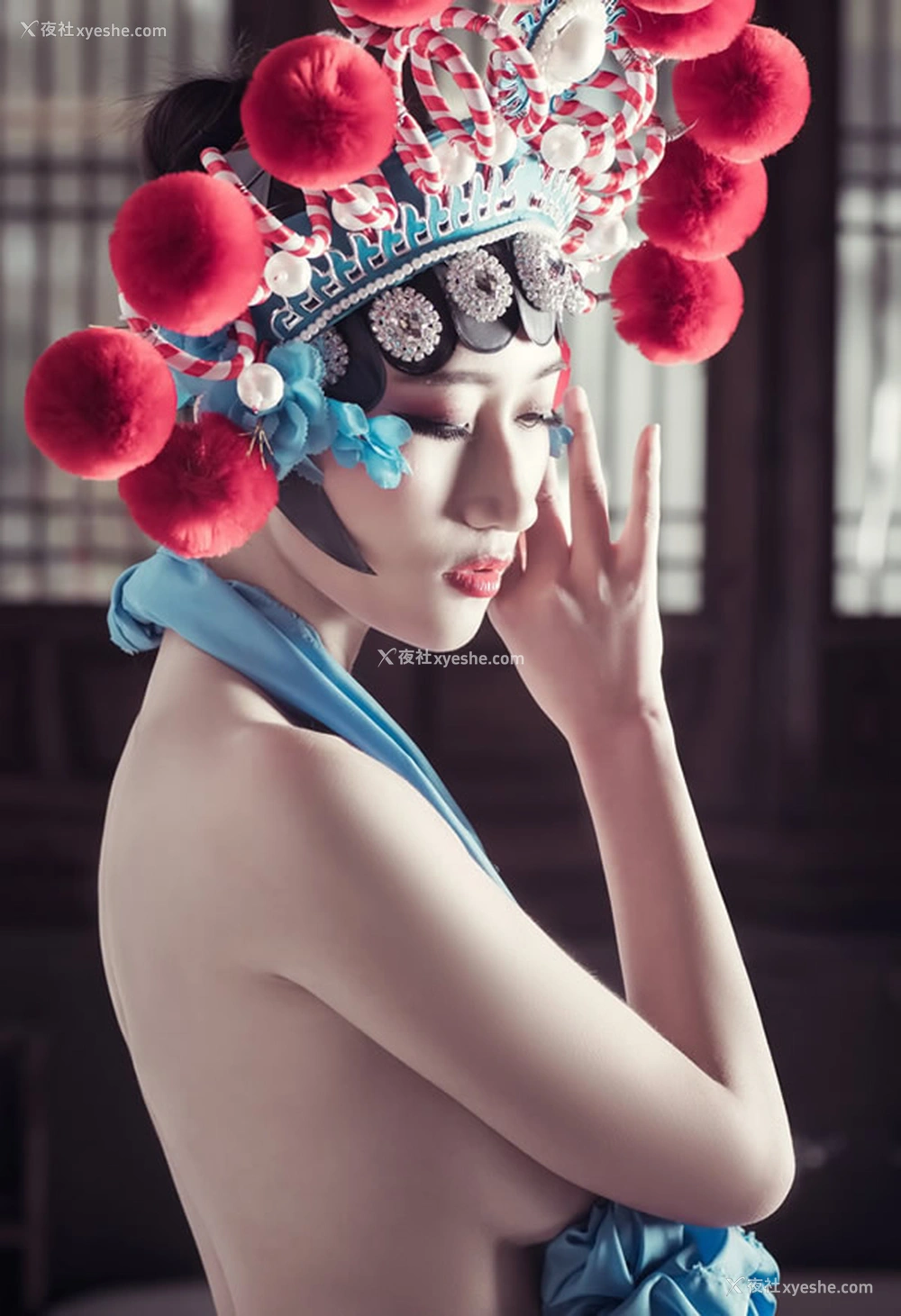 1P - 无忌影社春节特辑释灵3无圣光人体艺术套图