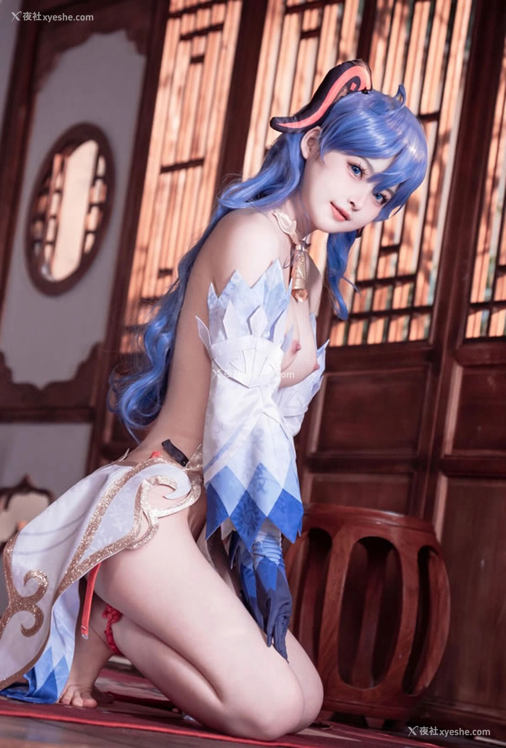 1P - 福利姬白莉爱吃巧克力 – 甘雨2