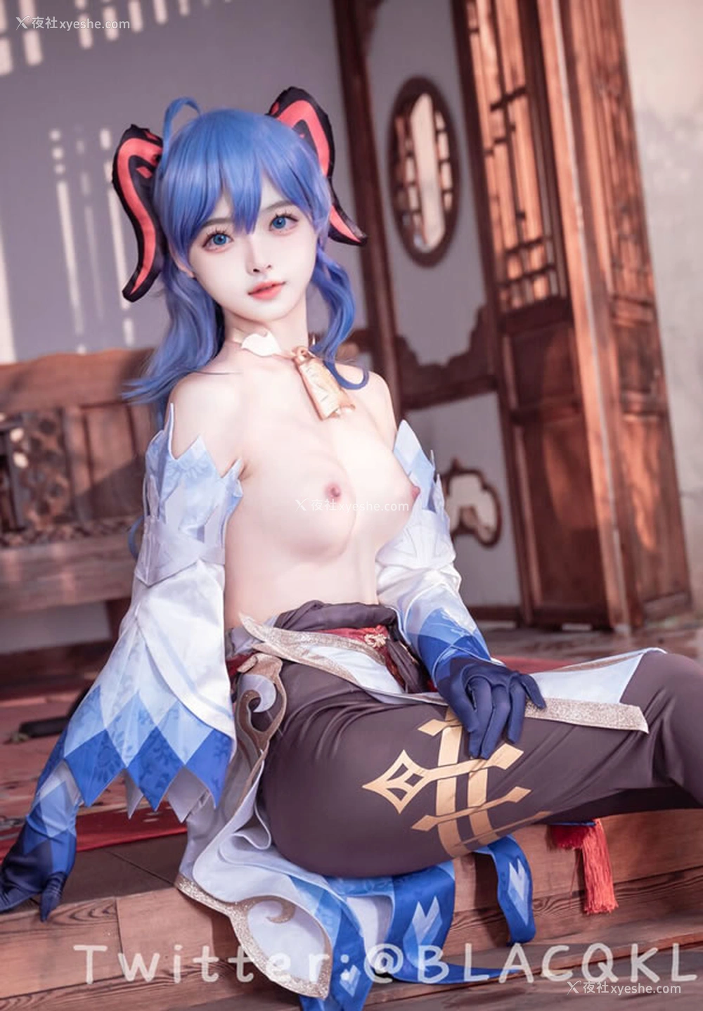 1P - 福利姬白莉爱吃巧克力 – 甘雨2