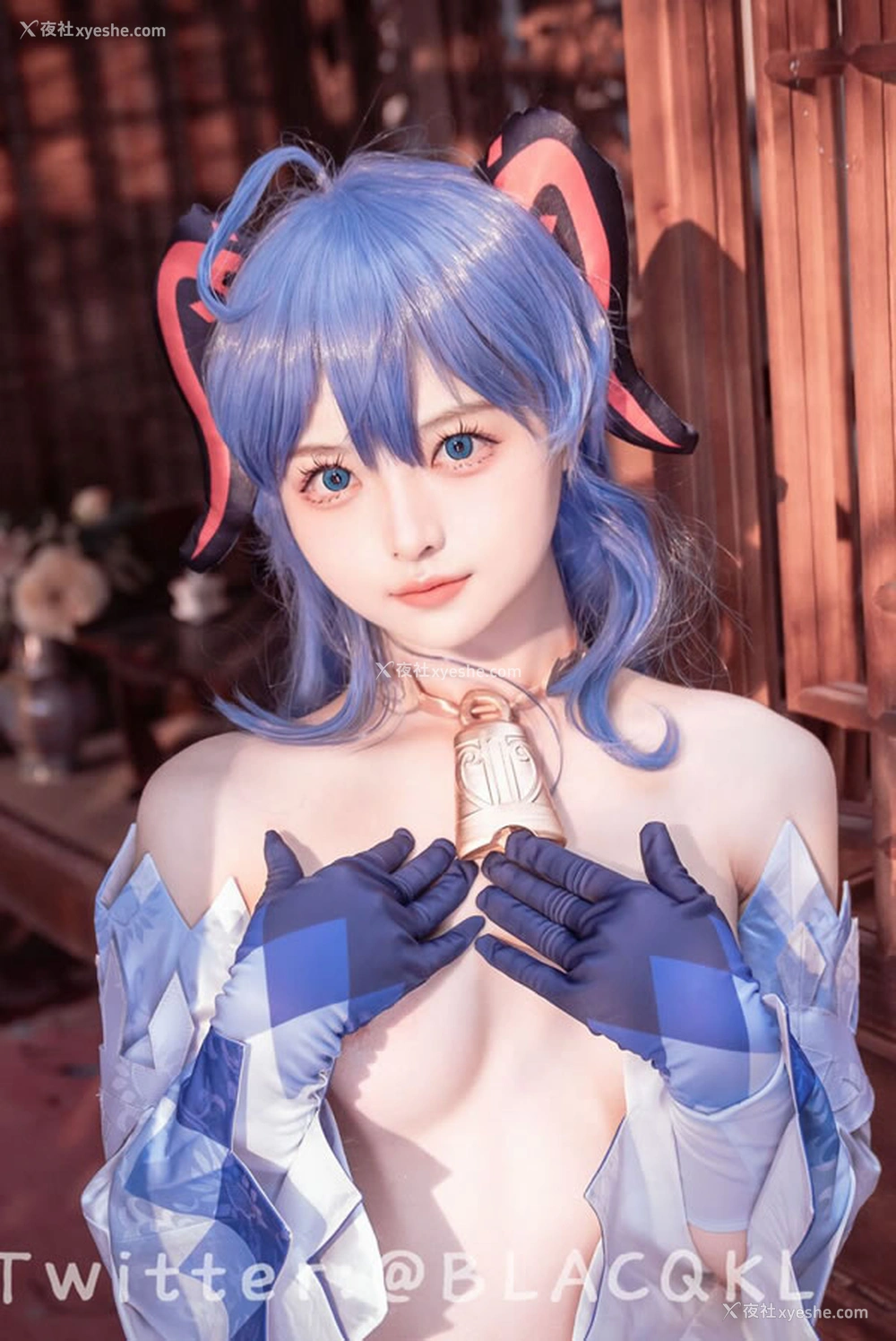 1P - 福利姬白莉爱吃巧克力 – 甘雨2