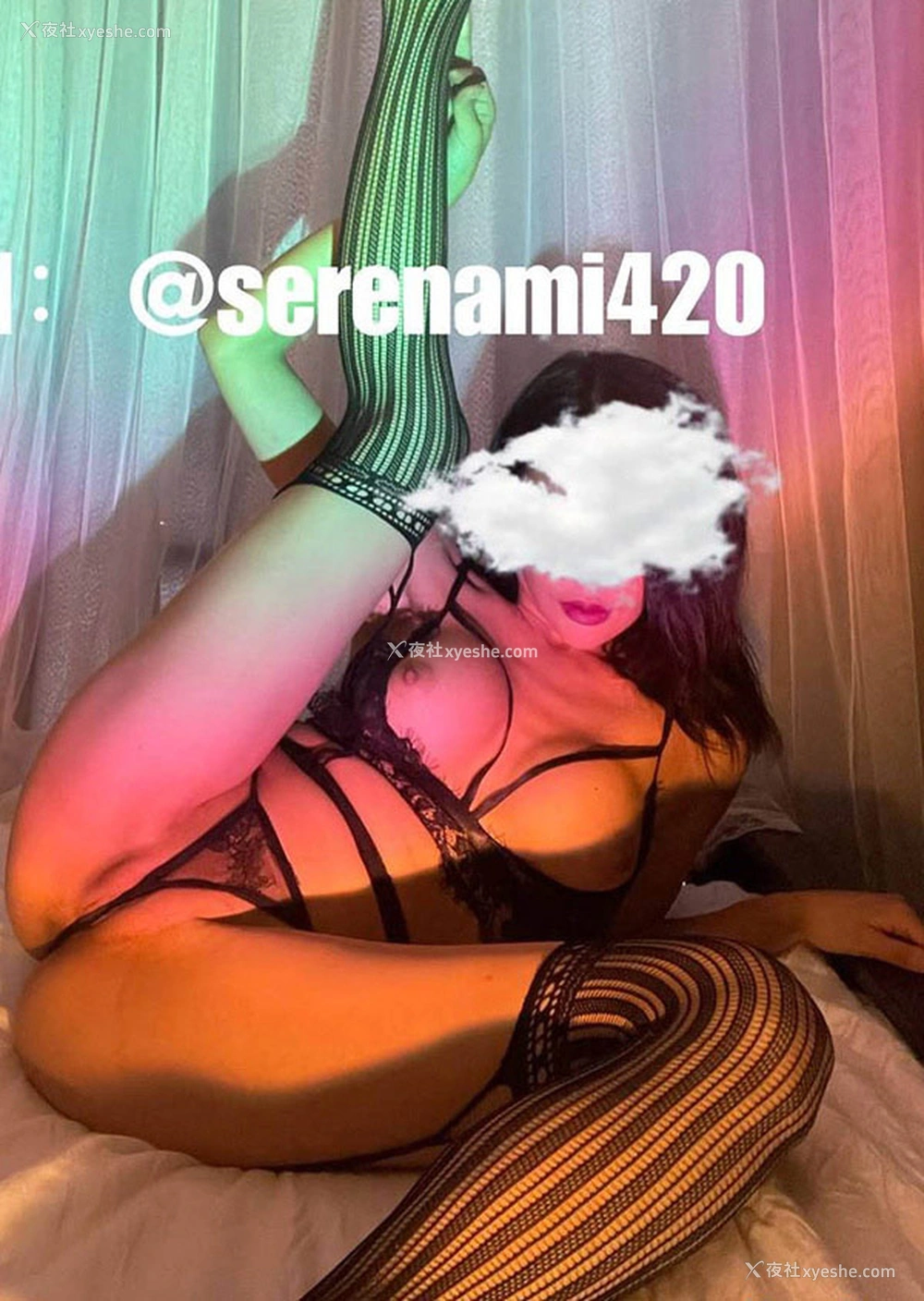1P - 退役空姐美杜莎Serena极品炮架尺度图集3