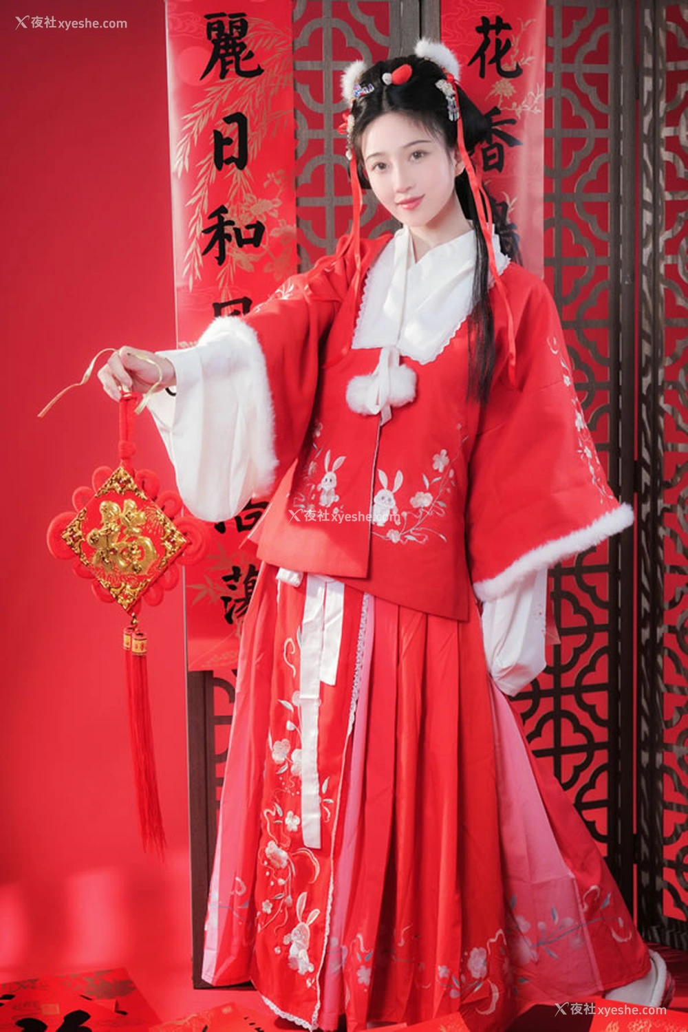1P - 极品嫩模年年 – 拜年私拍无圣光唯美图集