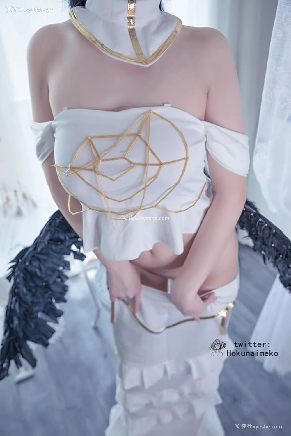 1P - 白虎福利姬北乃芽子-堕落天使路西法