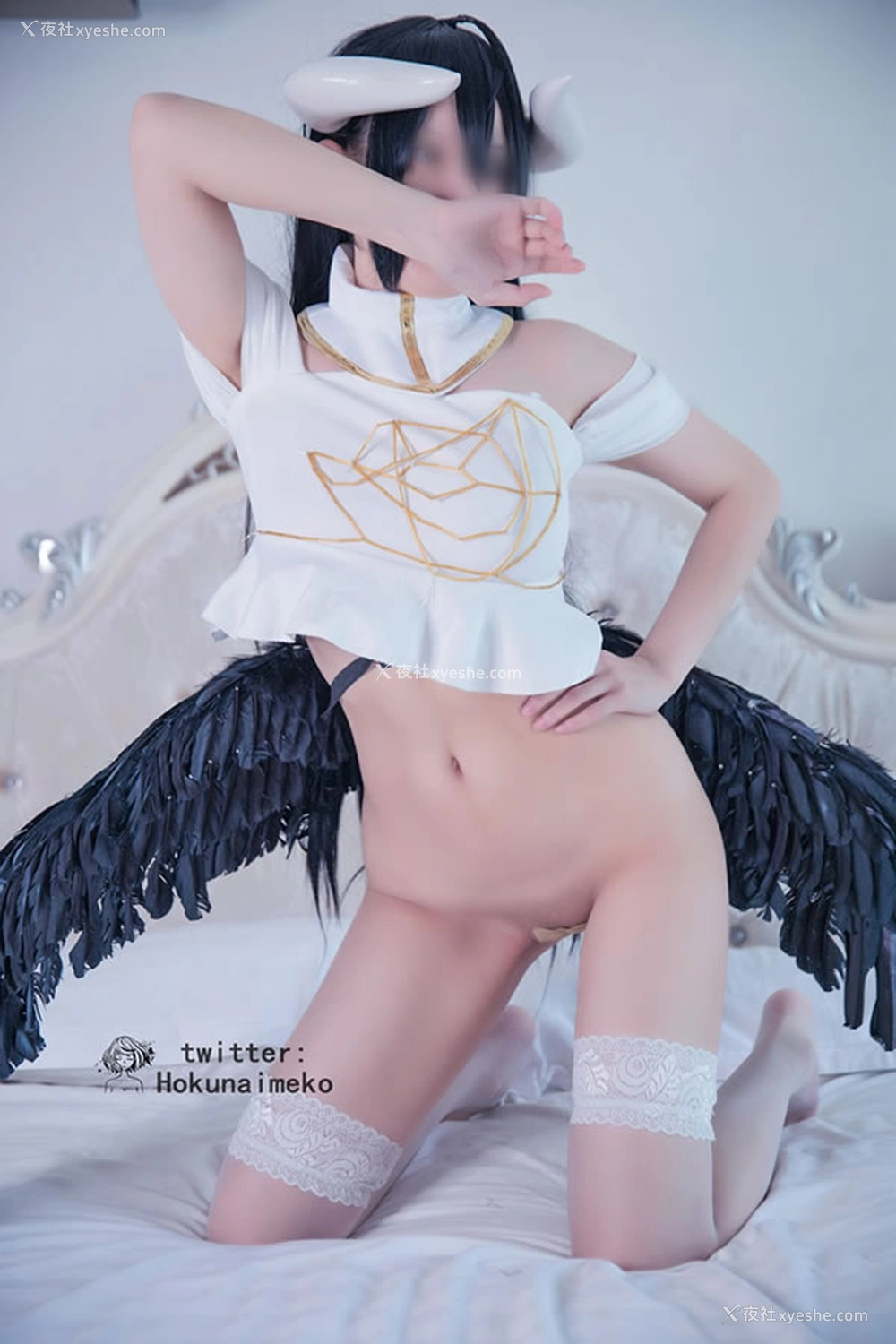 1P - 白虎福利姬北乃芽子-堕落天使路西法