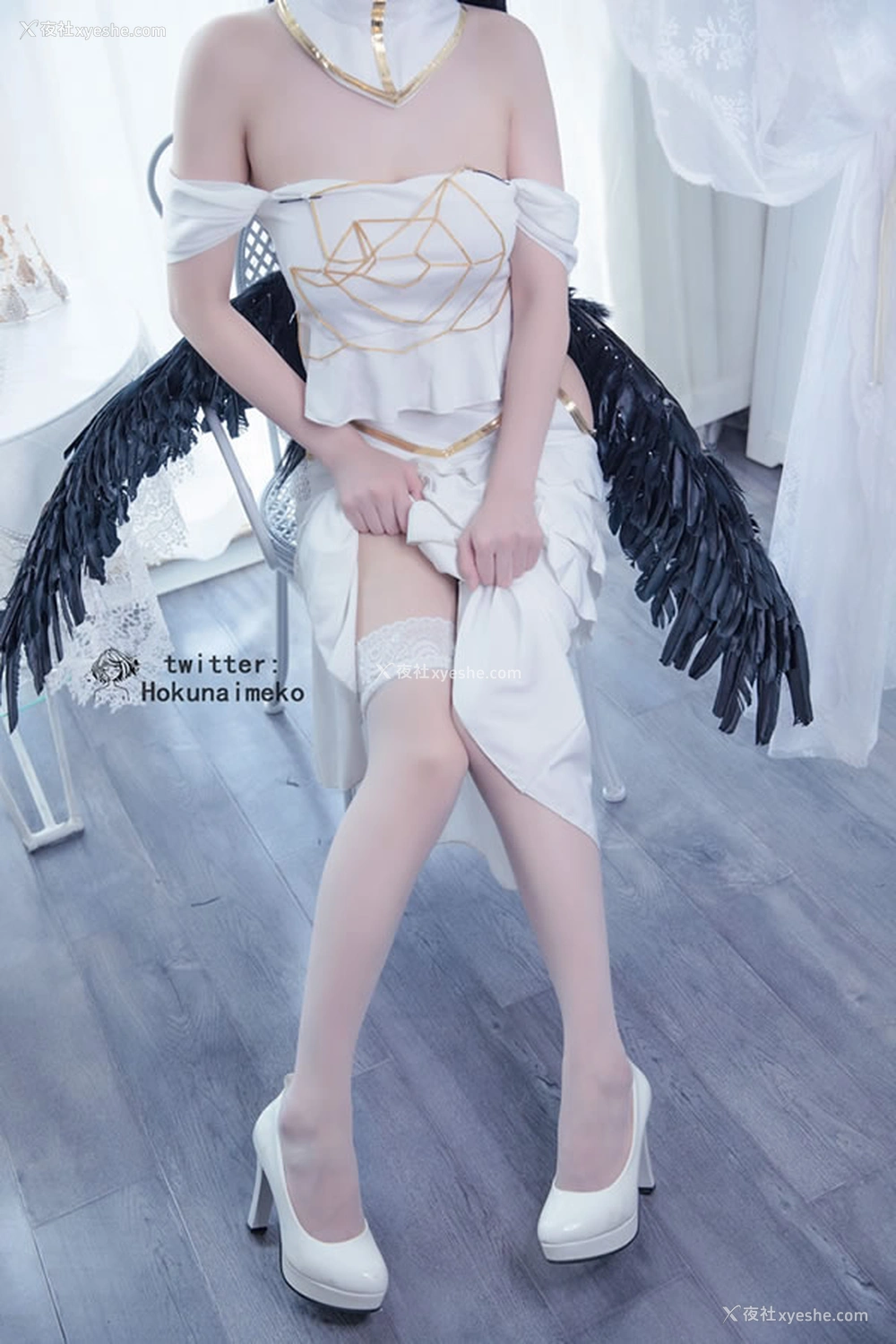1P - 白虎福利姬北乃芽子-堕落天使路西法