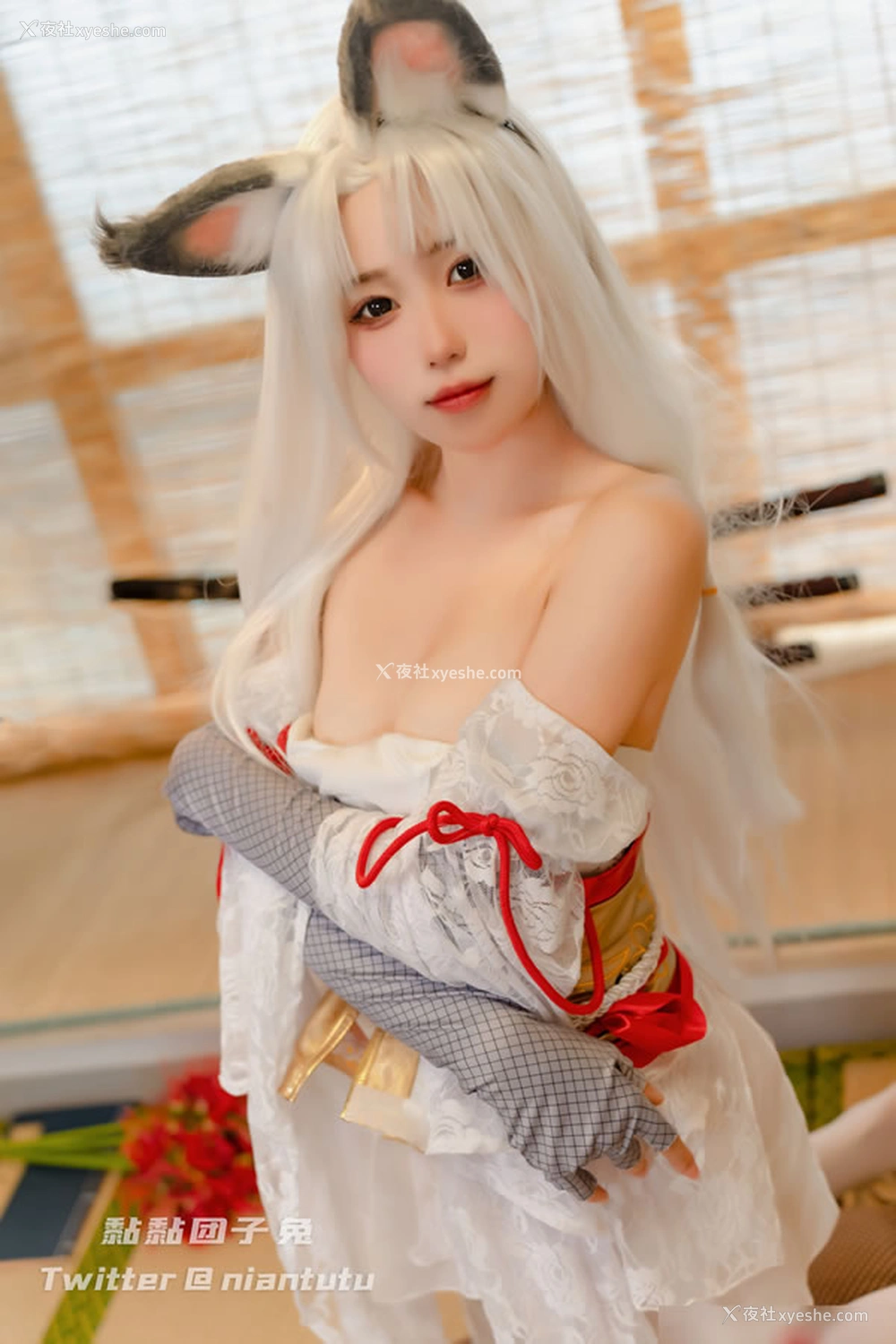 1P - 福利姬黏黏团子兔-狐女郎武士无圣光图集