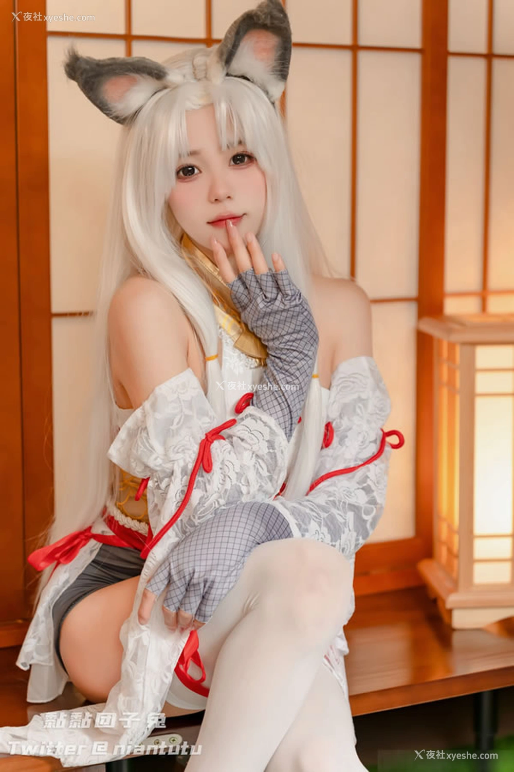 1P - 福利姬黏黏团子兔-狐女郎武士无圣光图集