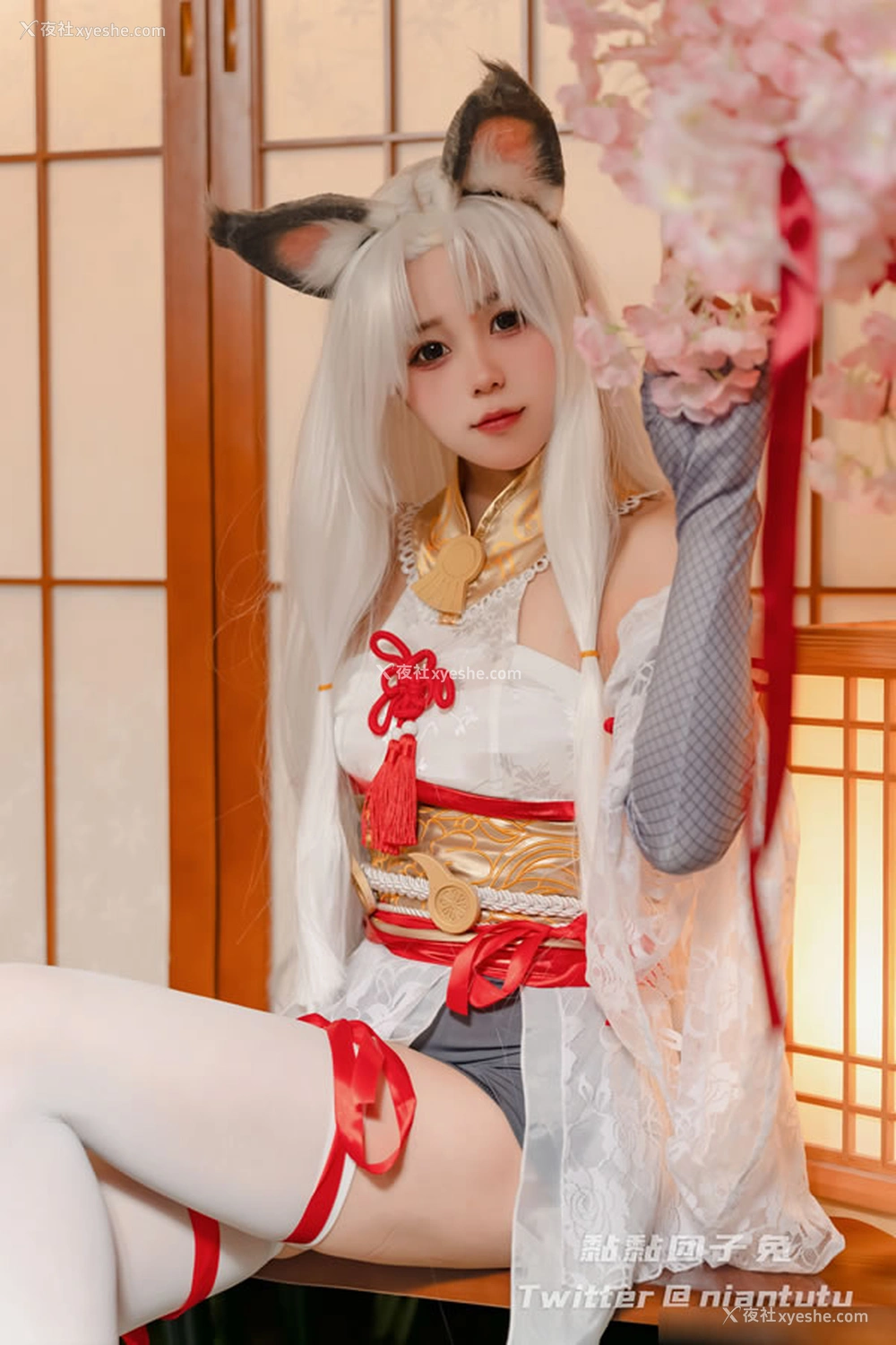 1P - 福利姬黏黏团子兔-狐女郎武士无圣光图集