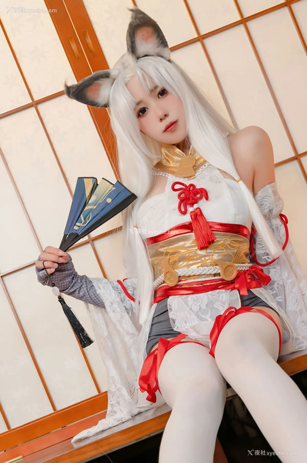 1P - 福利姬黏黏团子兔-狐女郎武士无圣光图集