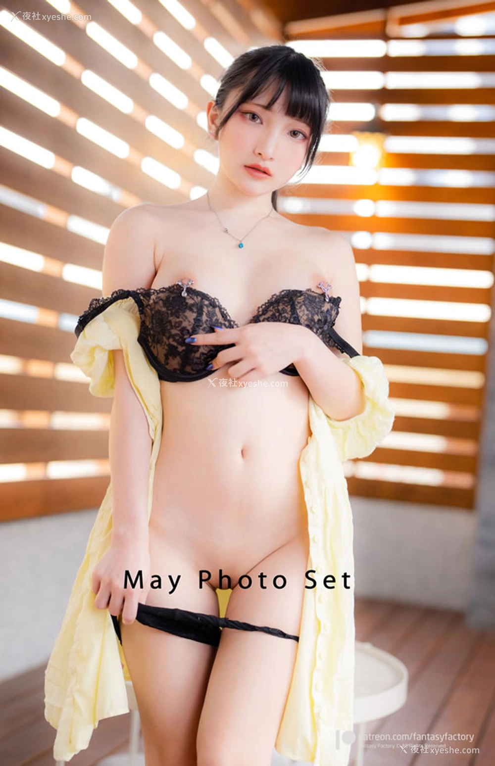 1P - 调皮小美女小丁Ding真空户外无圣光图集