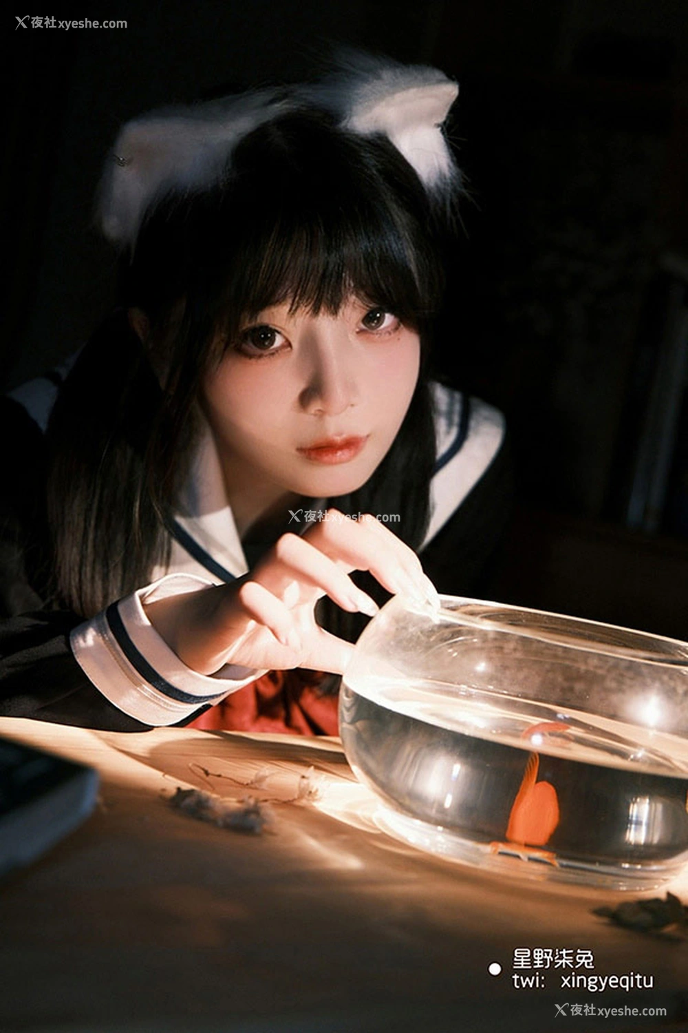 1P - 福利姬星野柒兔 放课后的吔鱼少女