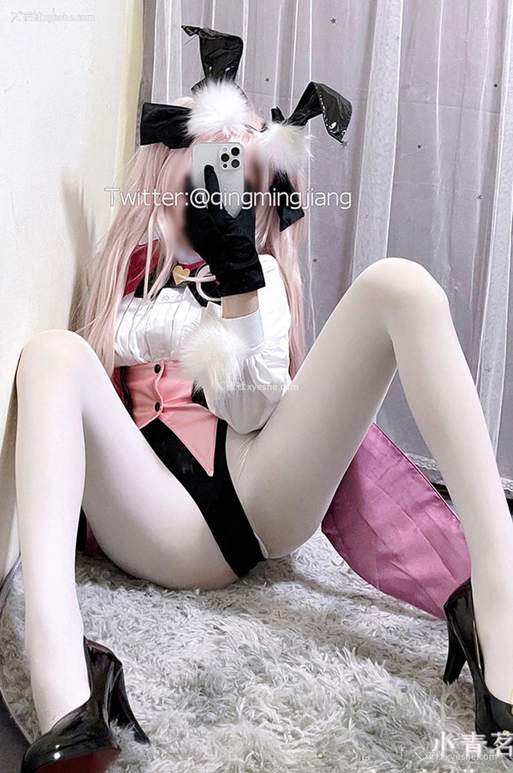 1P - 福利姬小青茗 玉藻前兔女郎