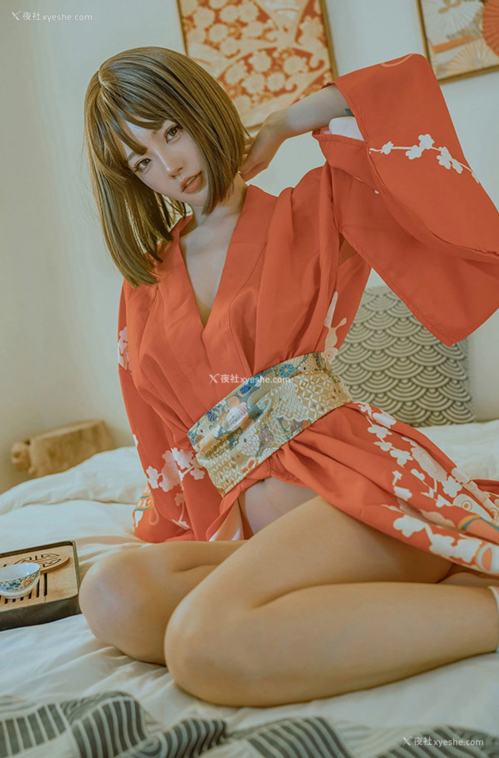 1P - 网红美女桃良阿宅 浴衣 诱惑写真