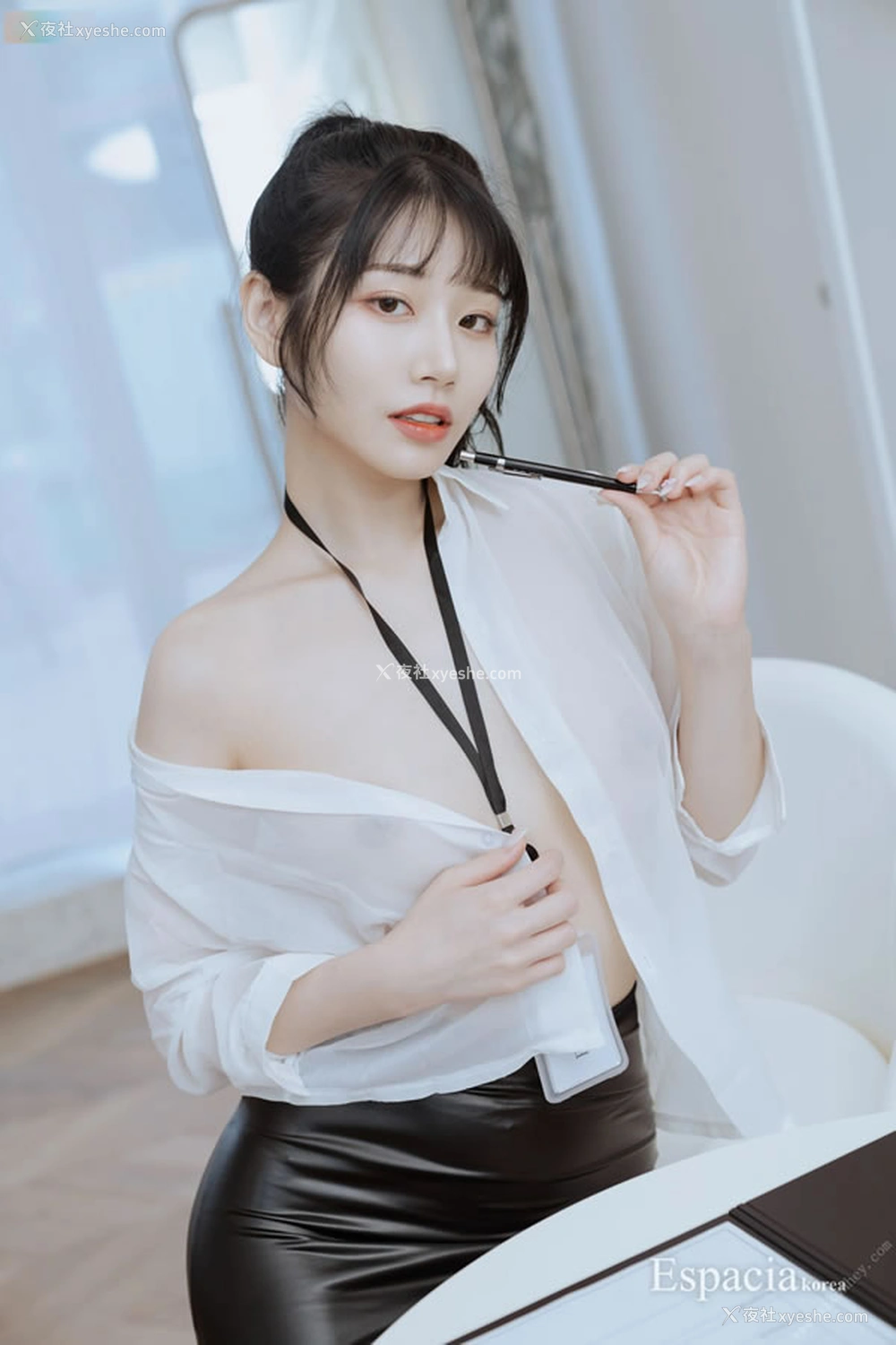 1P - 清新OL妹妹Saika办公室无圣光图集