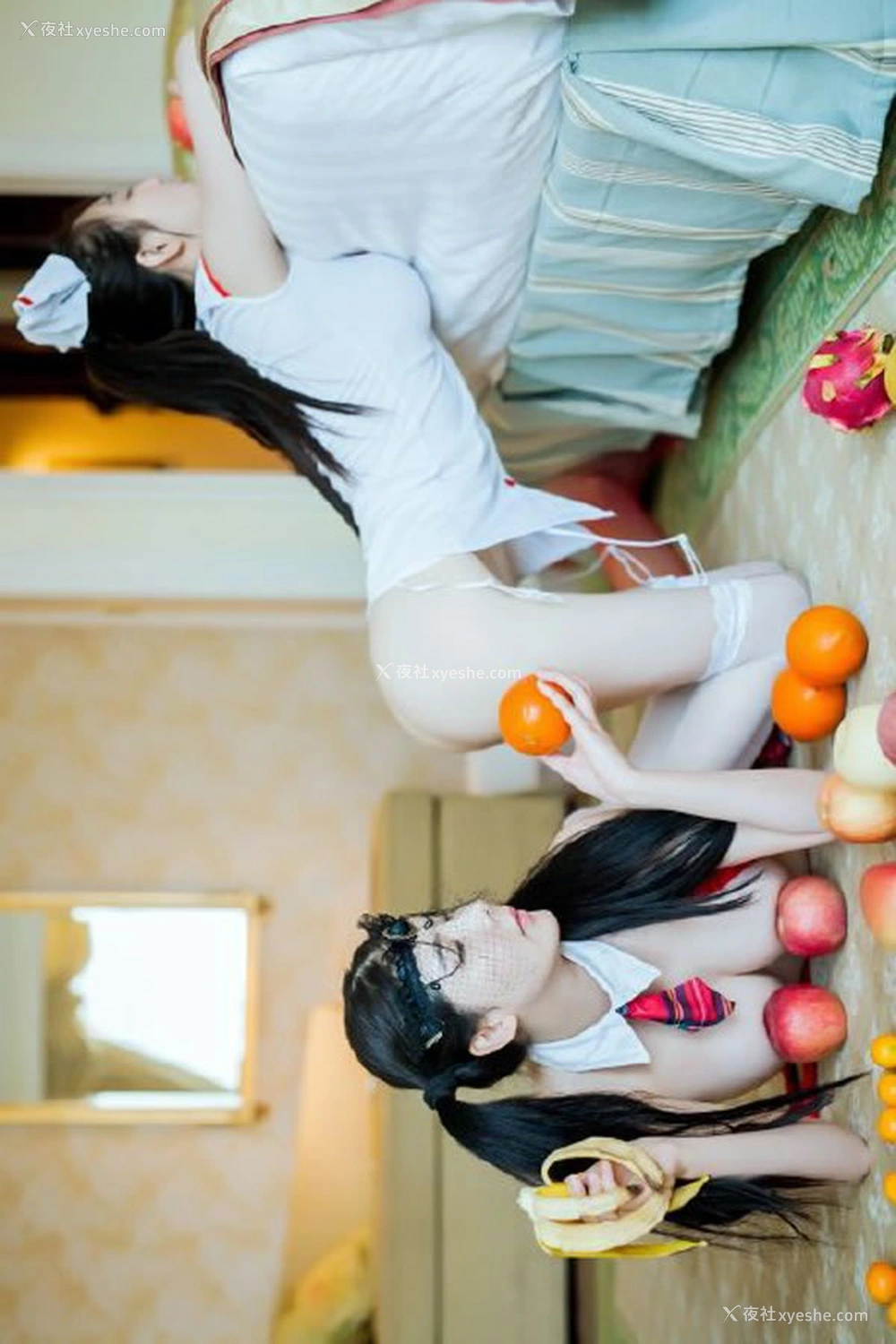 1P - 推女郎顾欣怡李丽莎儿童节礼物水果大尺度无圣光诱惑套图