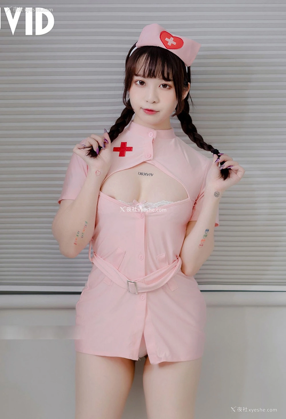 1P - 可爱美乳俏护士桃桃无圣光人体图集